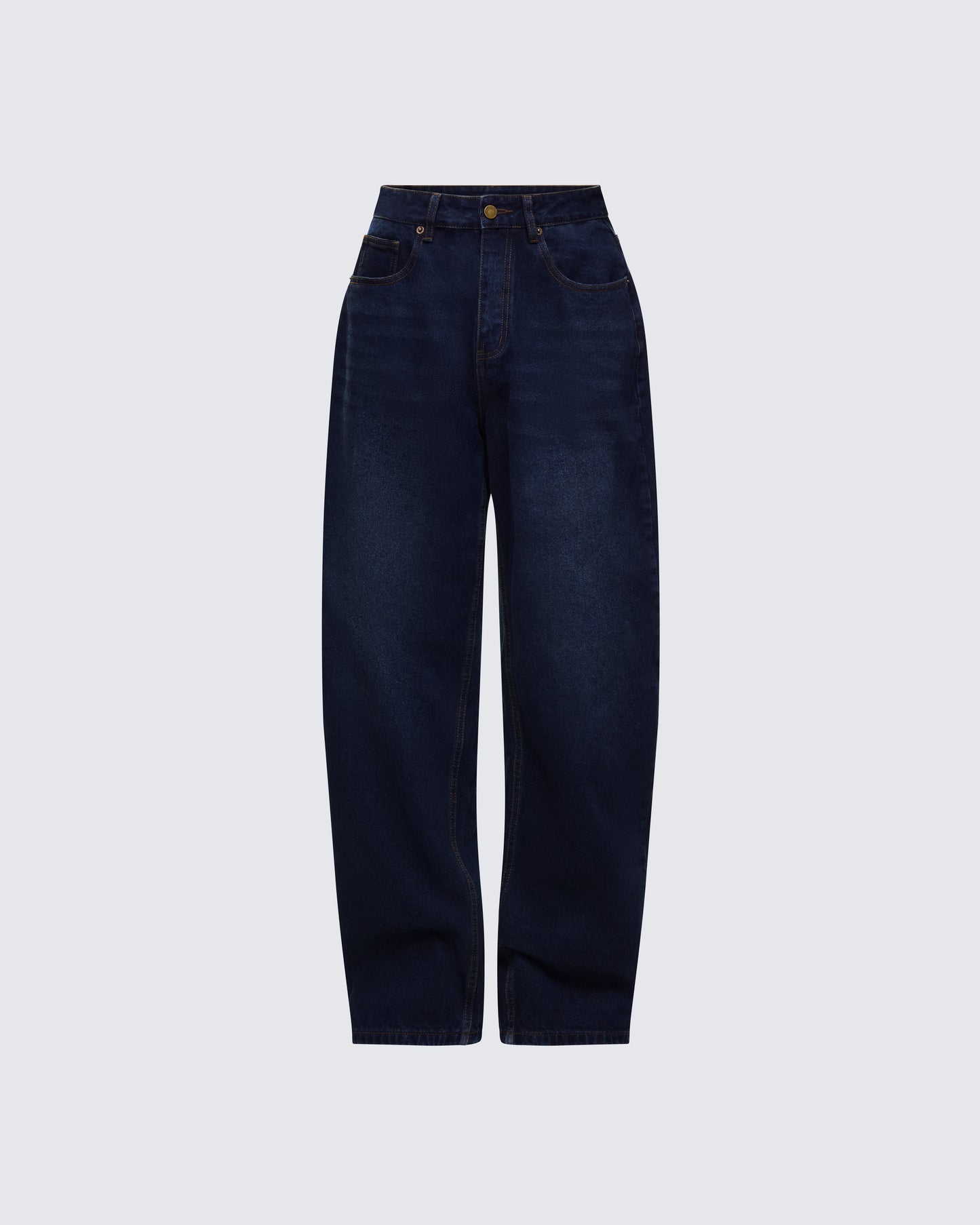 Haylie Blue Denim Baggy Pant product front