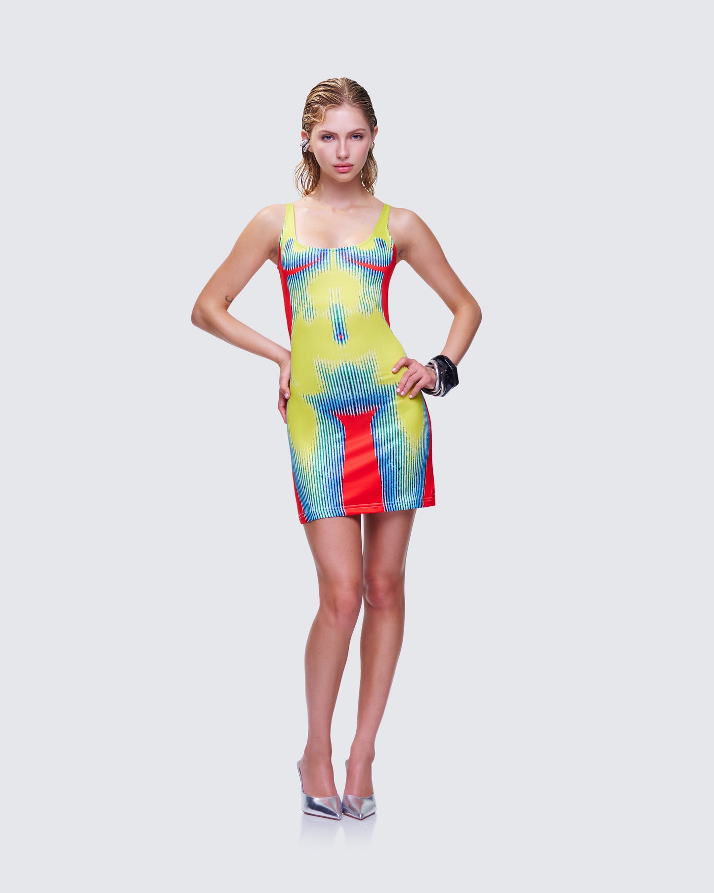 Kaya Body Print Mini Dress