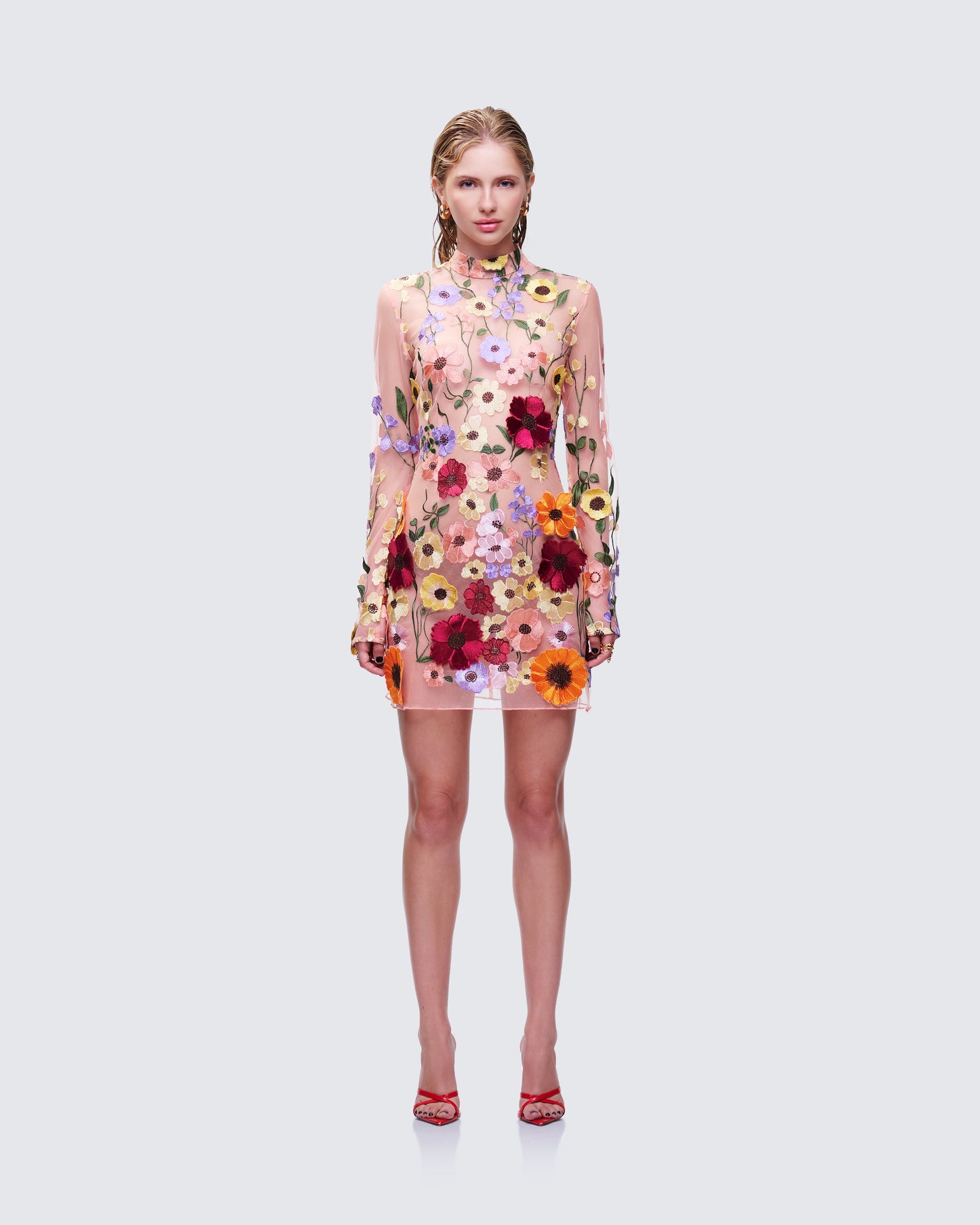 Flora Flower Mini Dress