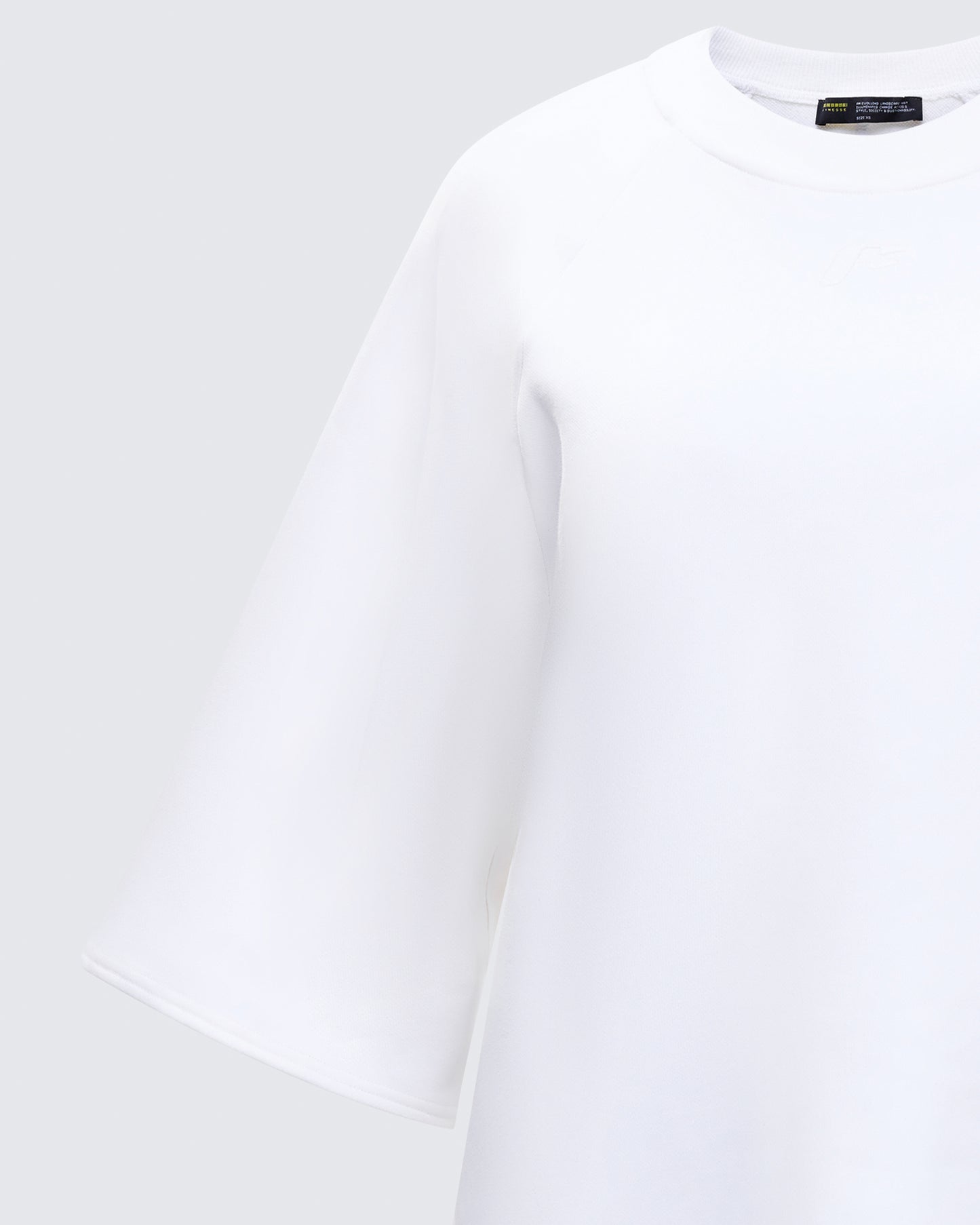 Mabelle White Oversized Raglan Top