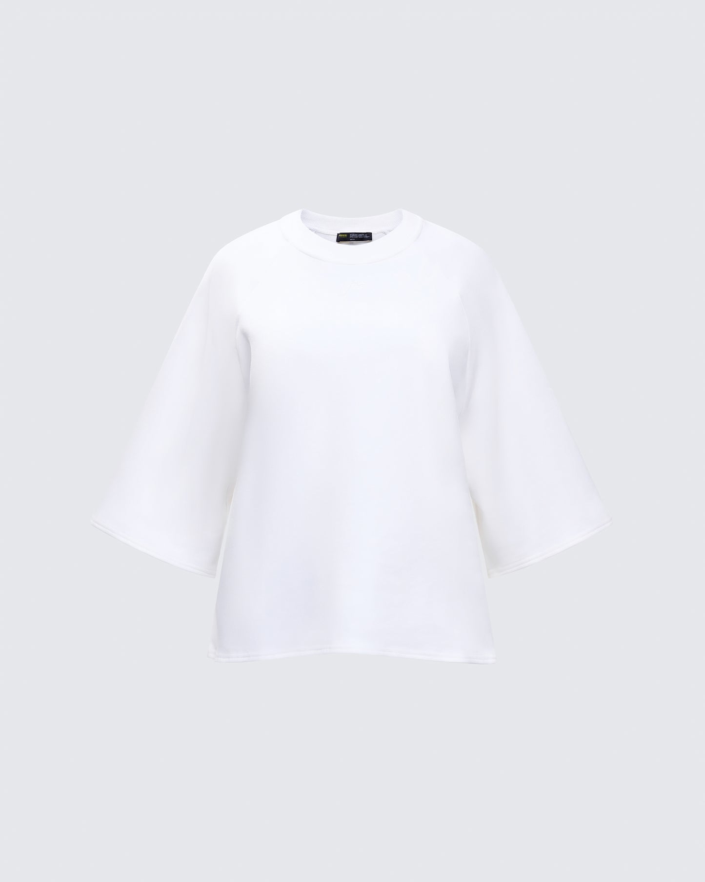 Mabelle White Oversized Raglan Top product front