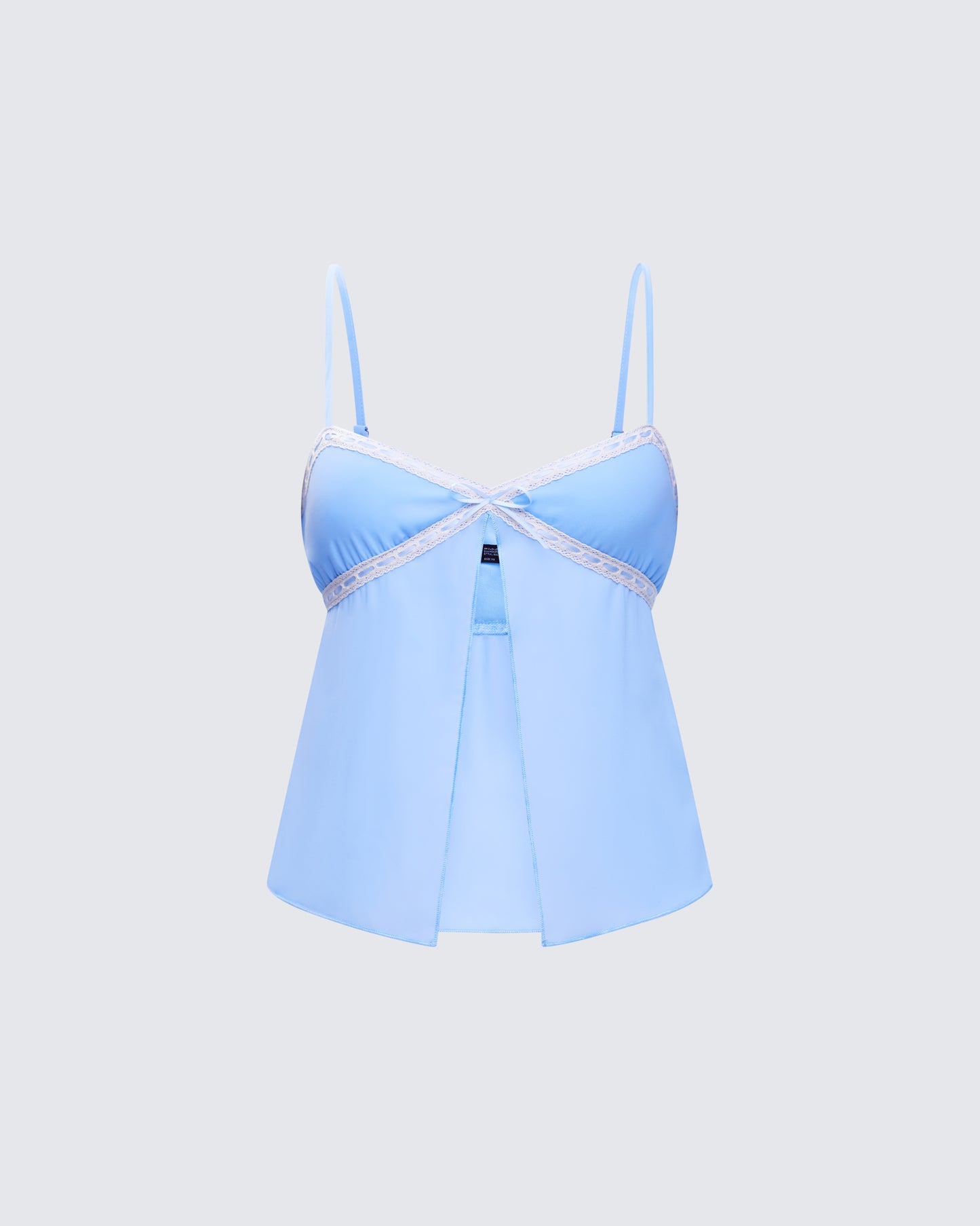 Norma Baby Blue Chiffon Cami Top 3d product front