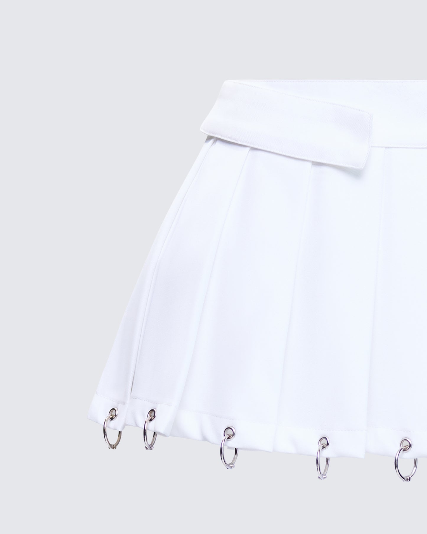 Petra White Micro Mini Skirt