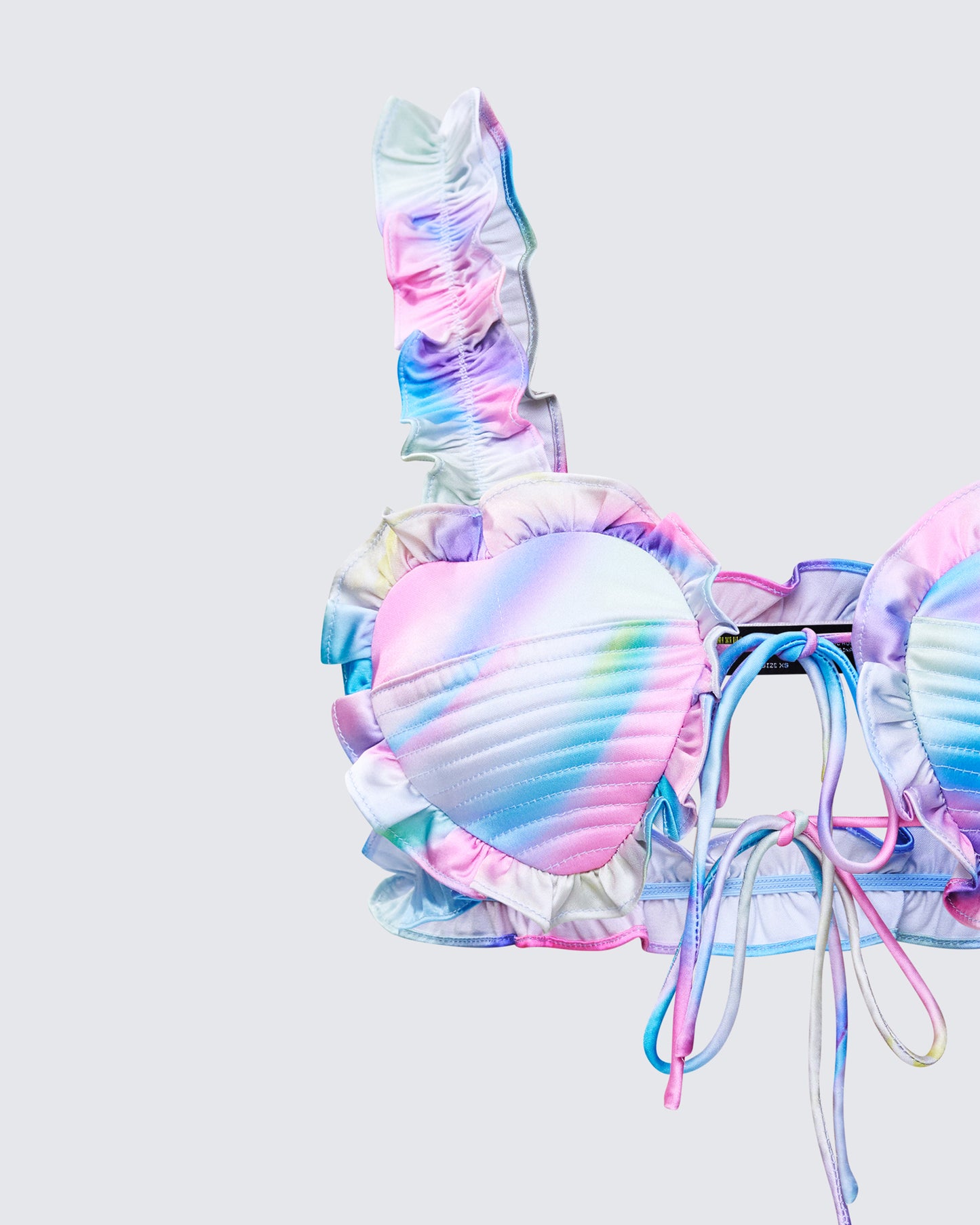 Thelma Printed Padded Heart Bra Top