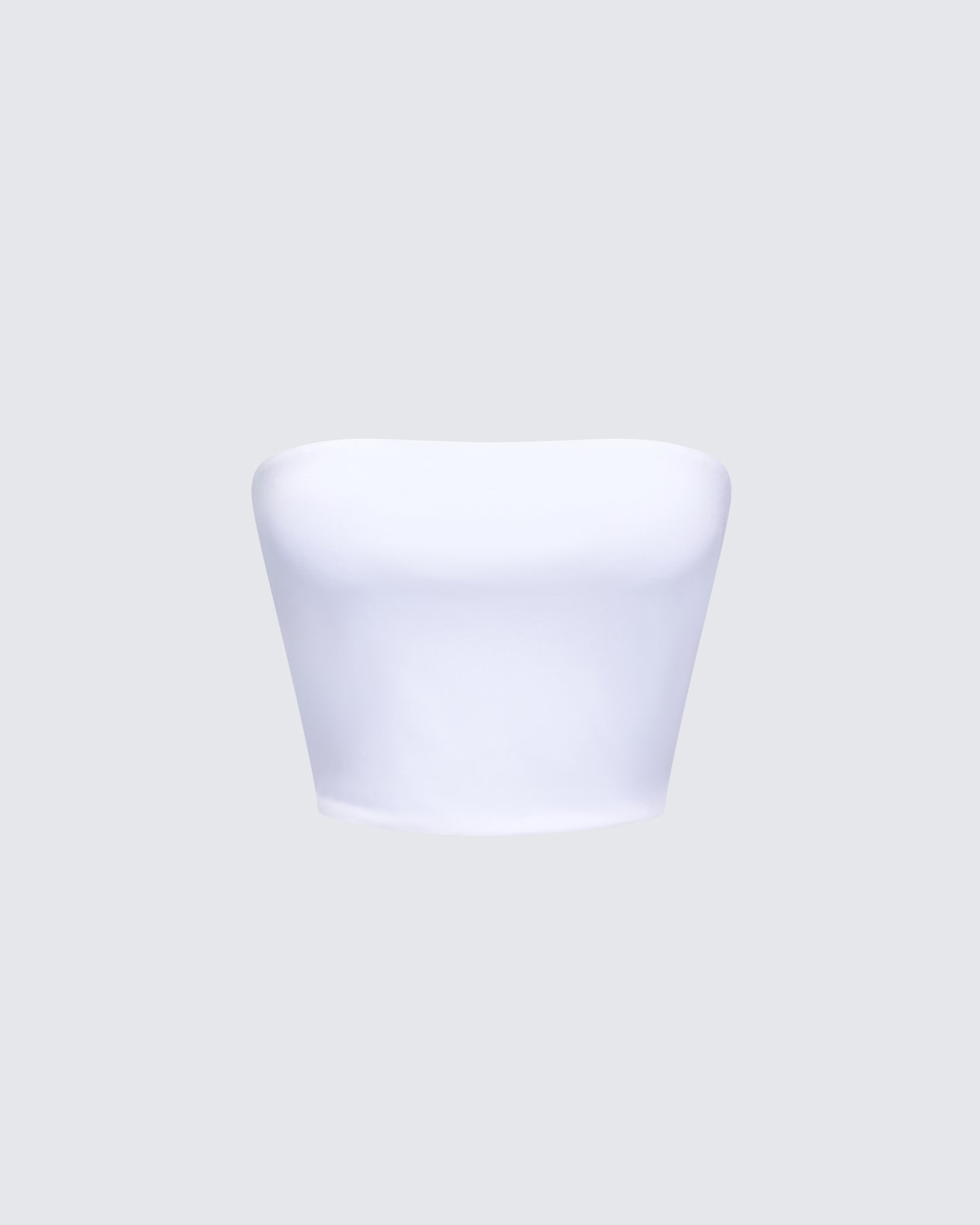 Reese White Jersey Strapless Top product front