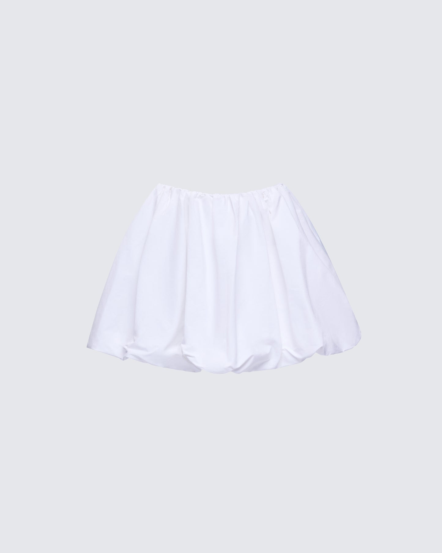 Seona White Bubble Mini Skirt product front