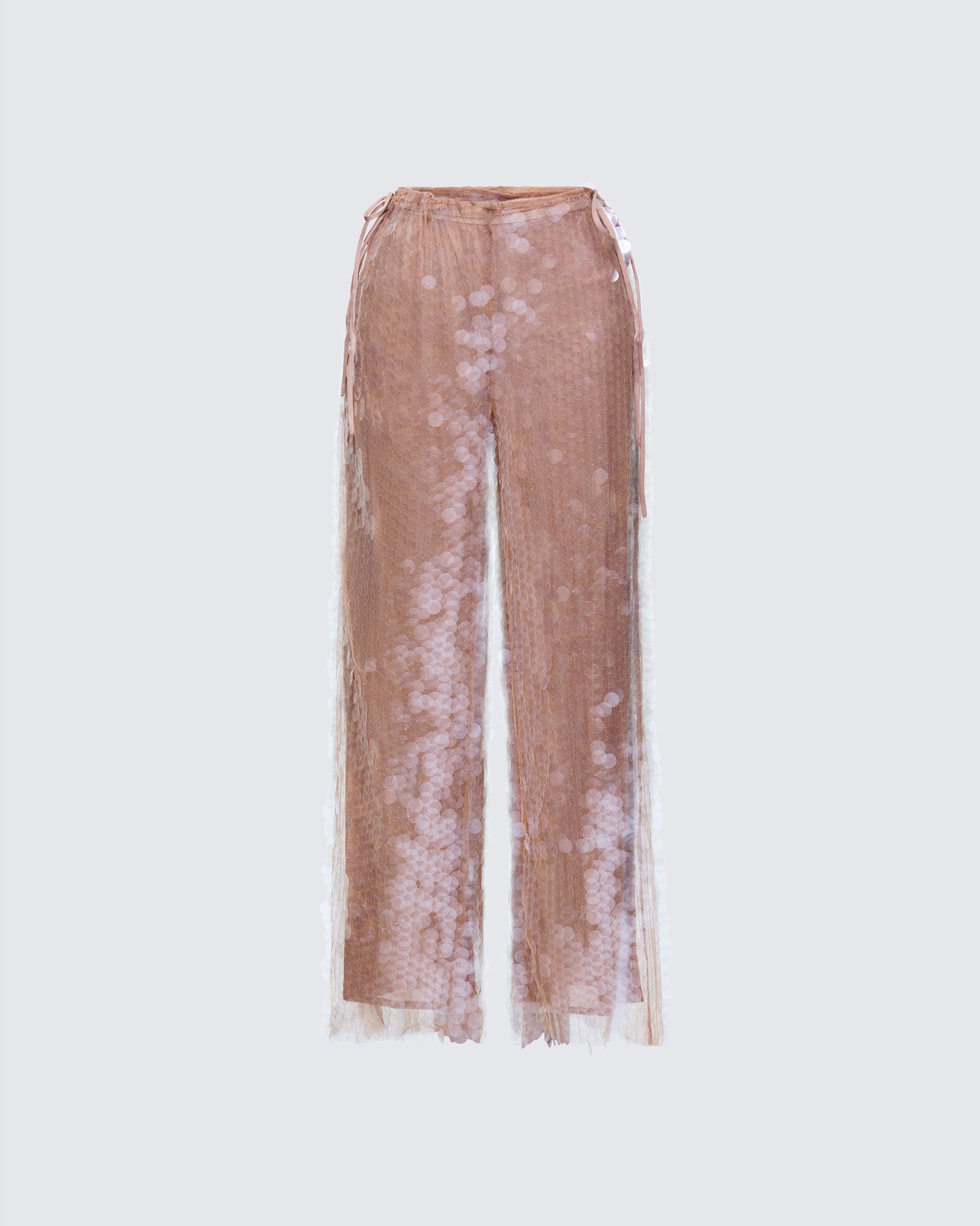 Speranza Clear Sequin Tie Pants product front