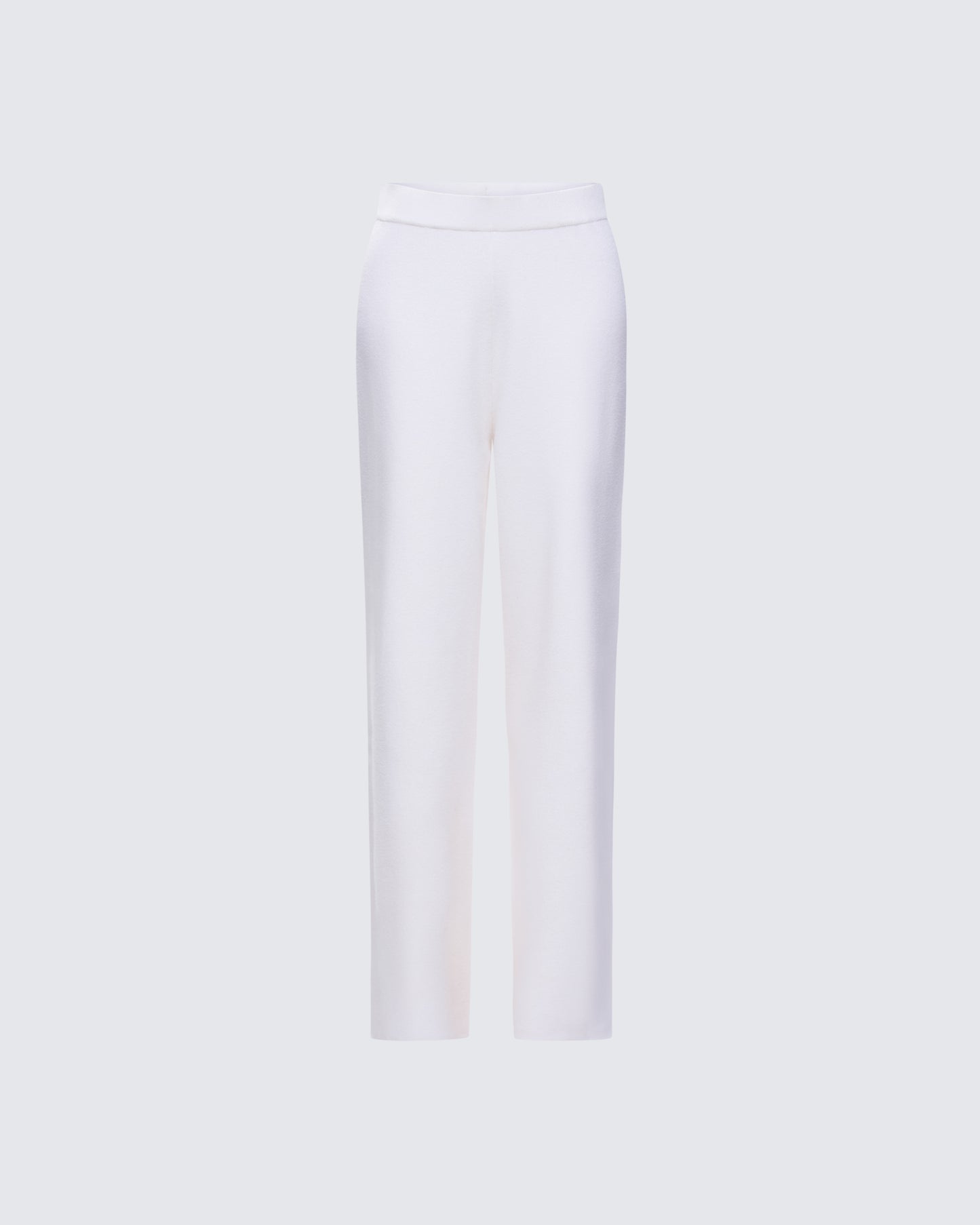 Sylvana Cream Knit Oversized Pants product front