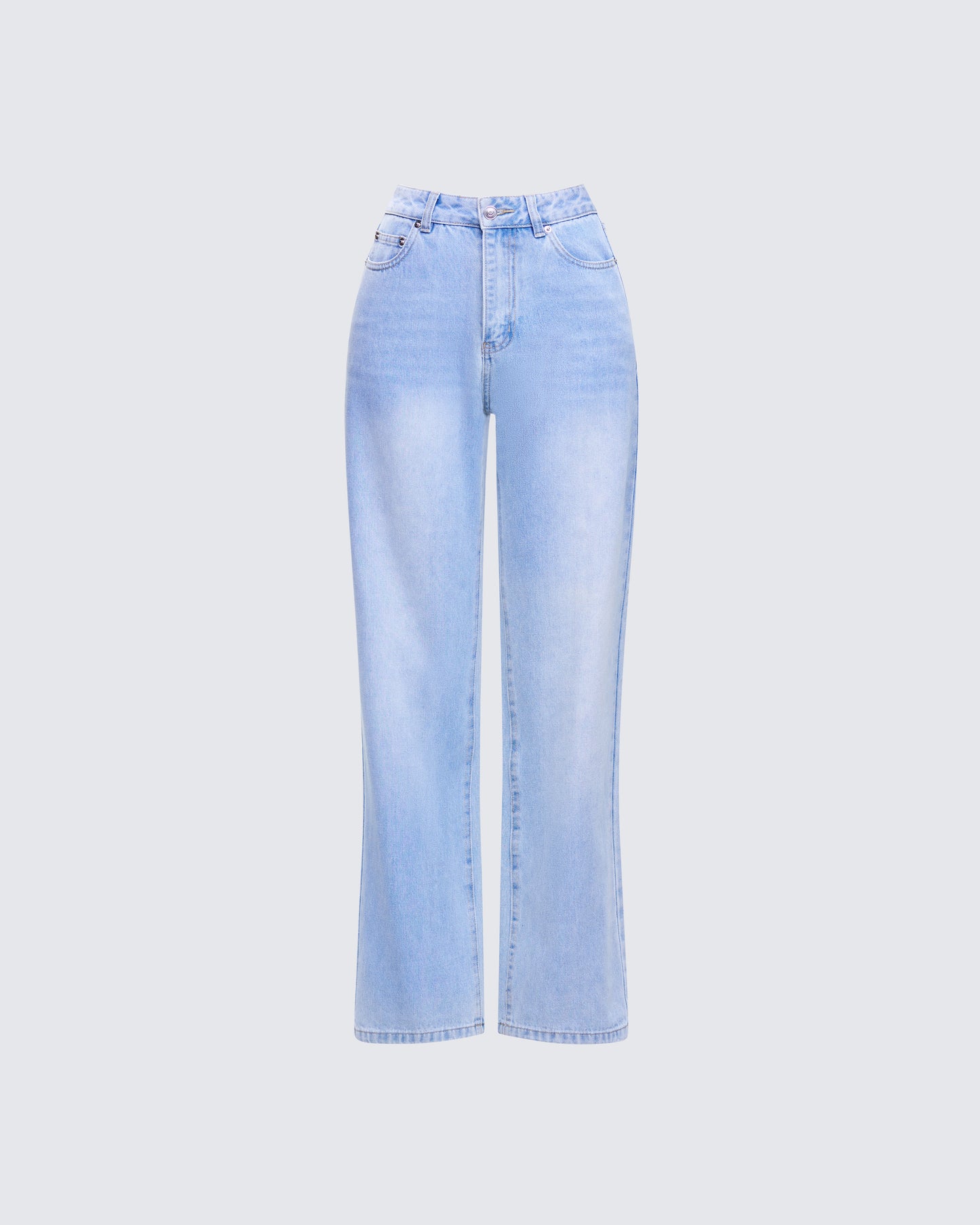 Zo Blue Denim Straight Leg Jean