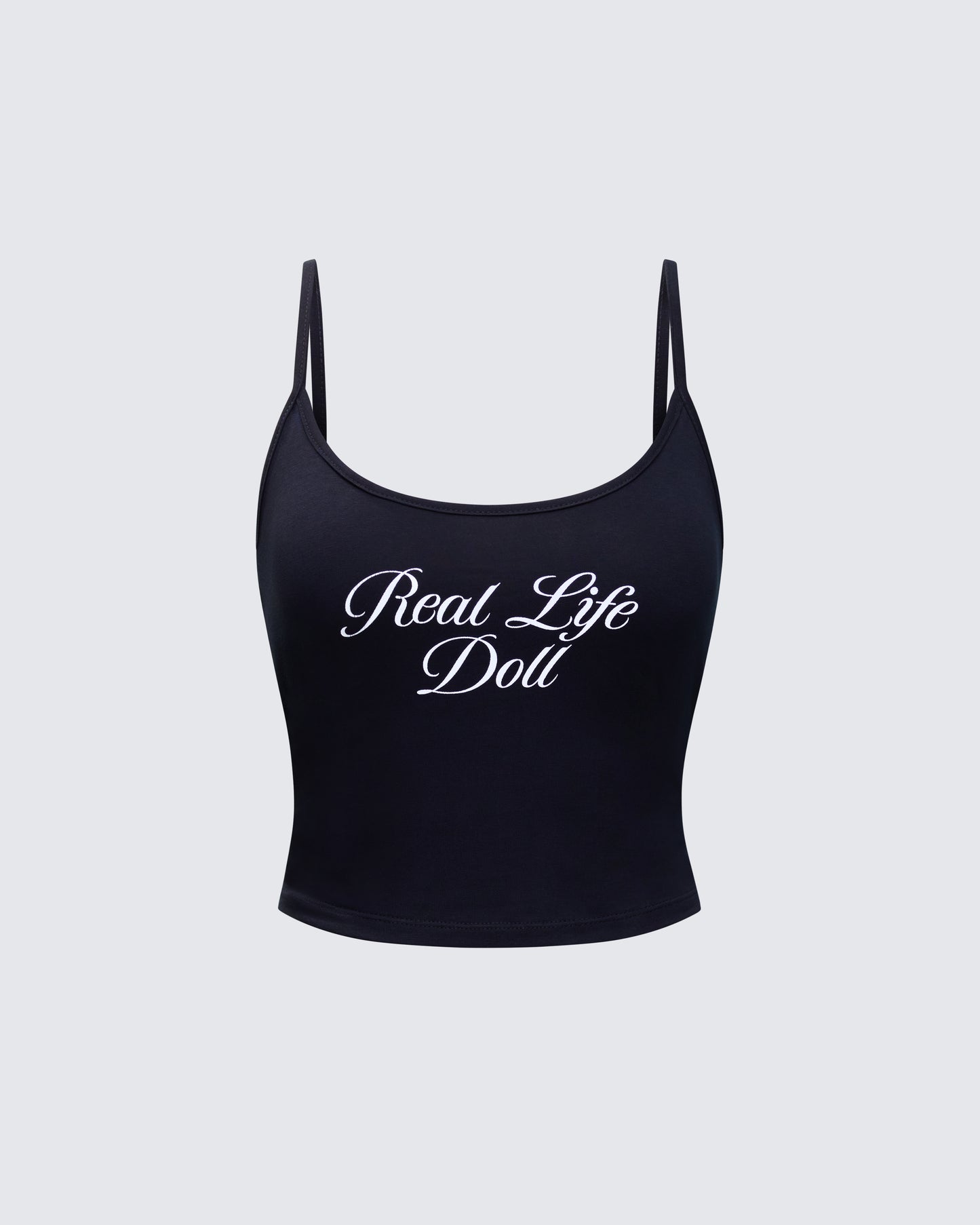 Atara Black Slogan Cami Top product front