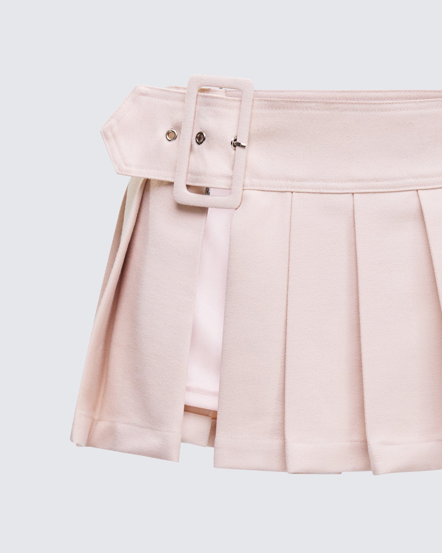 Tina Tan Pleated Mini Skirt