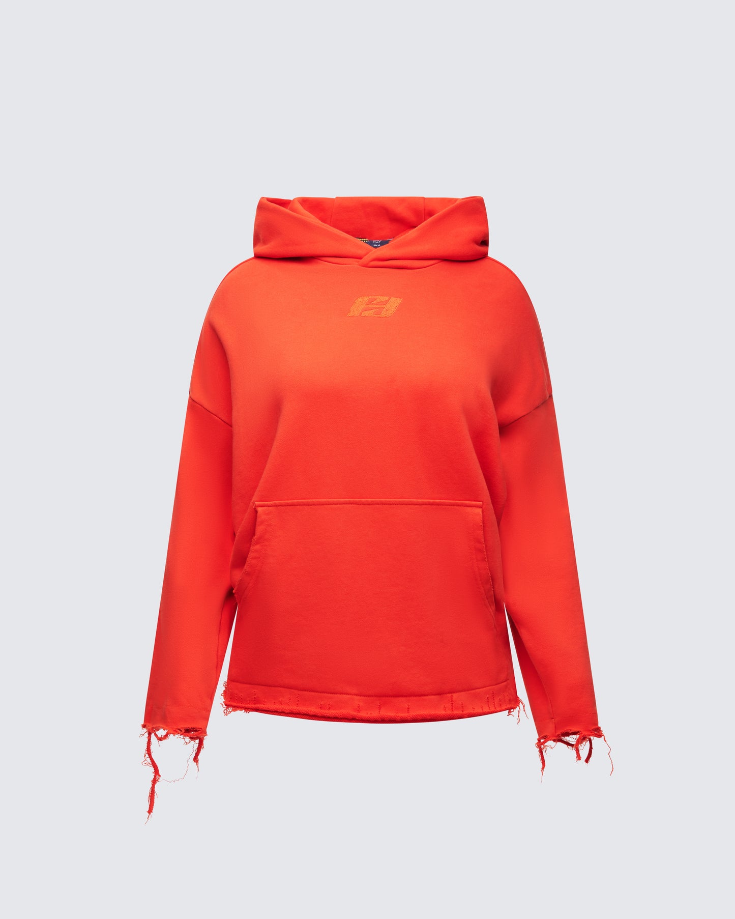 Aaralyn Red Distressed Hoodie product front