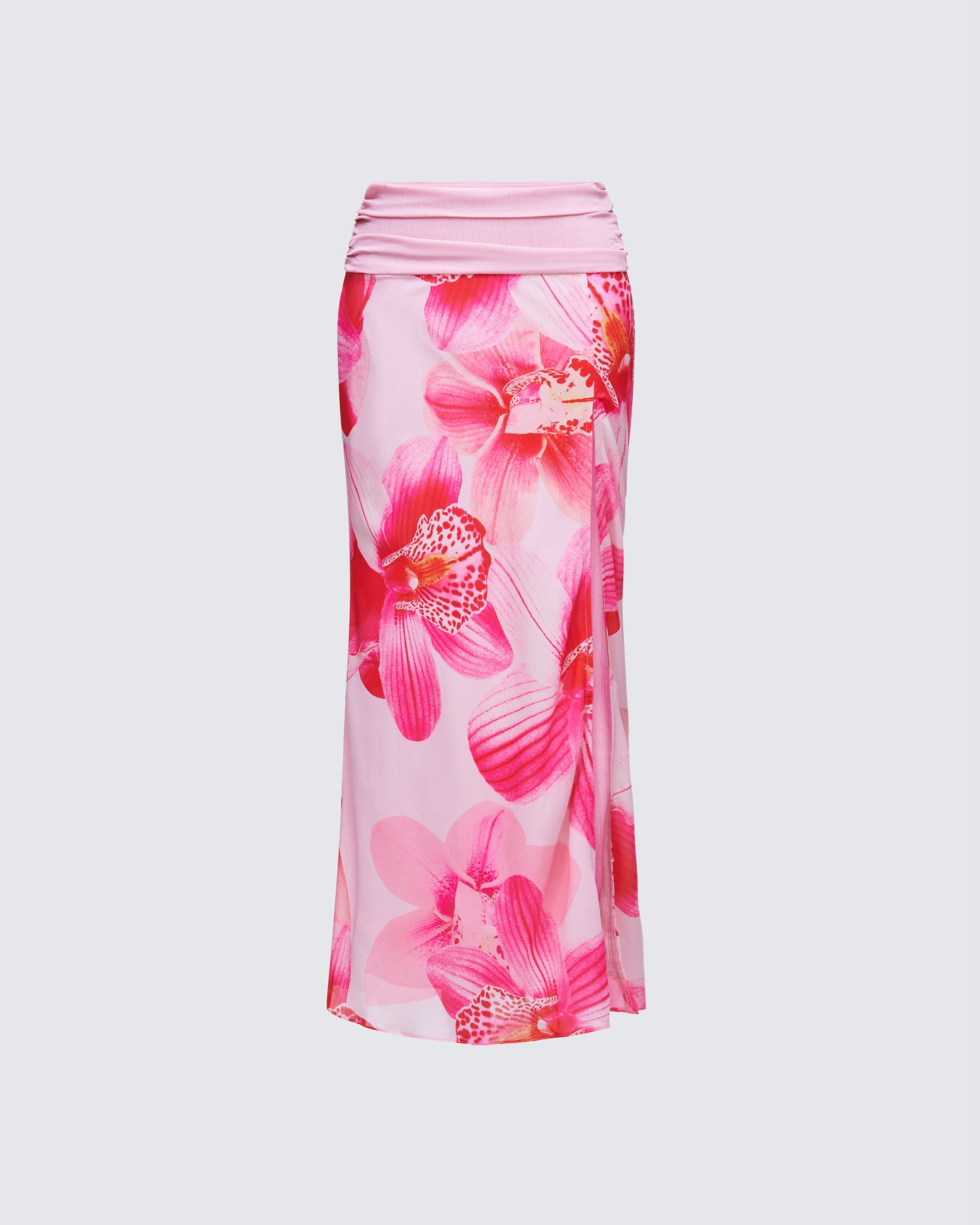 Alexis Printed Pink Maxi Skirt product front