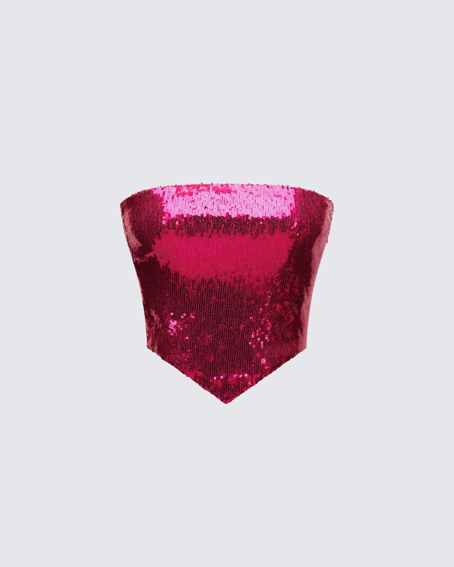 Astraia Pink Sequin Bandeau Top product front