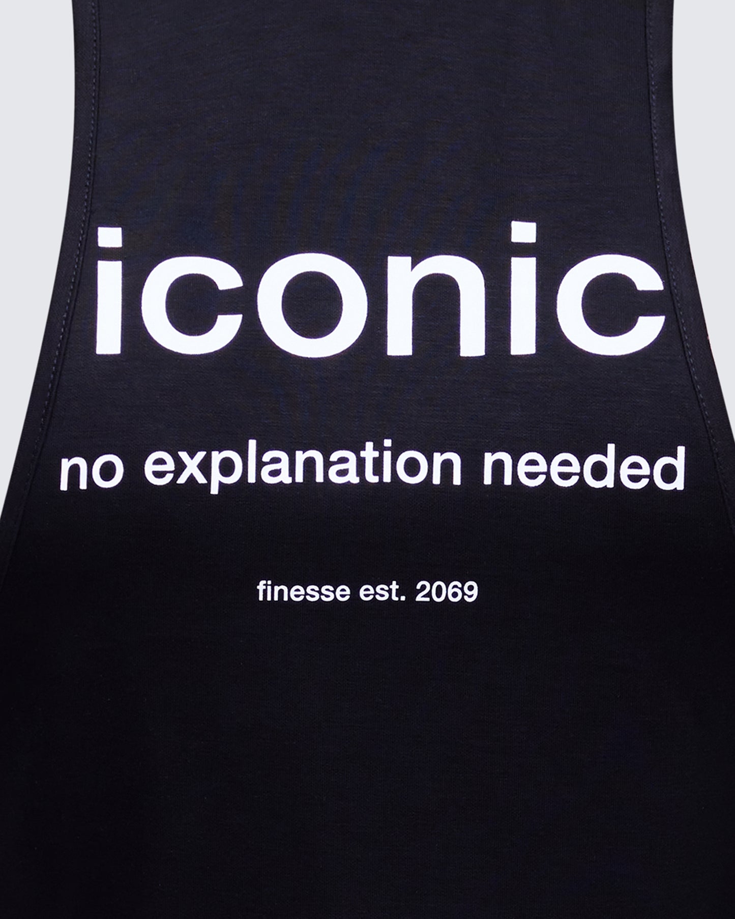 Dido Black Cutaway Graphic Tank