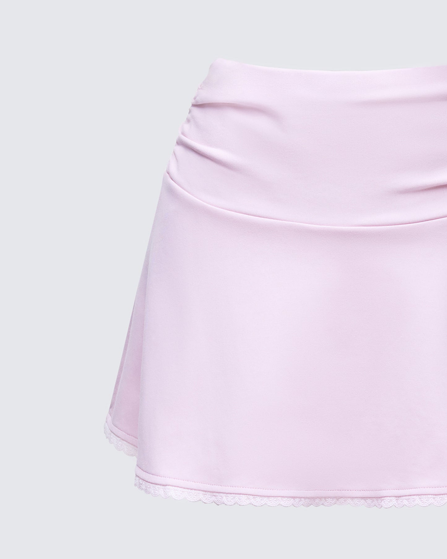 Karlissa Pink Foldover Mini Skirt
