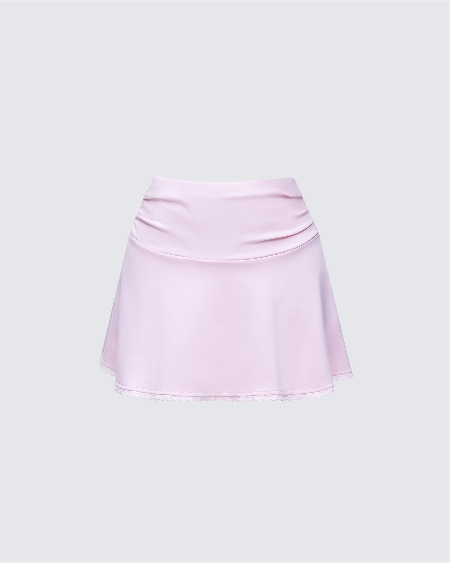 Karlissa Pink Foldover Mini Skirt product front
