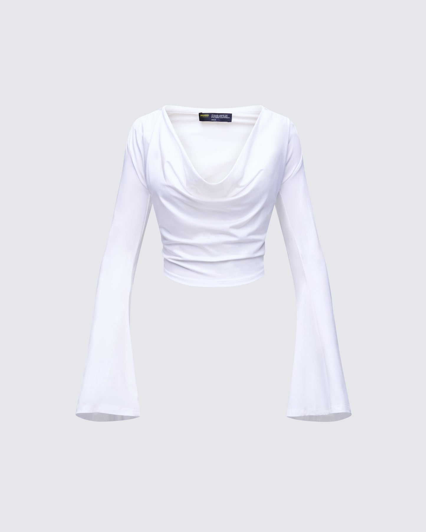 Khalia White Deep Plunging Top product front