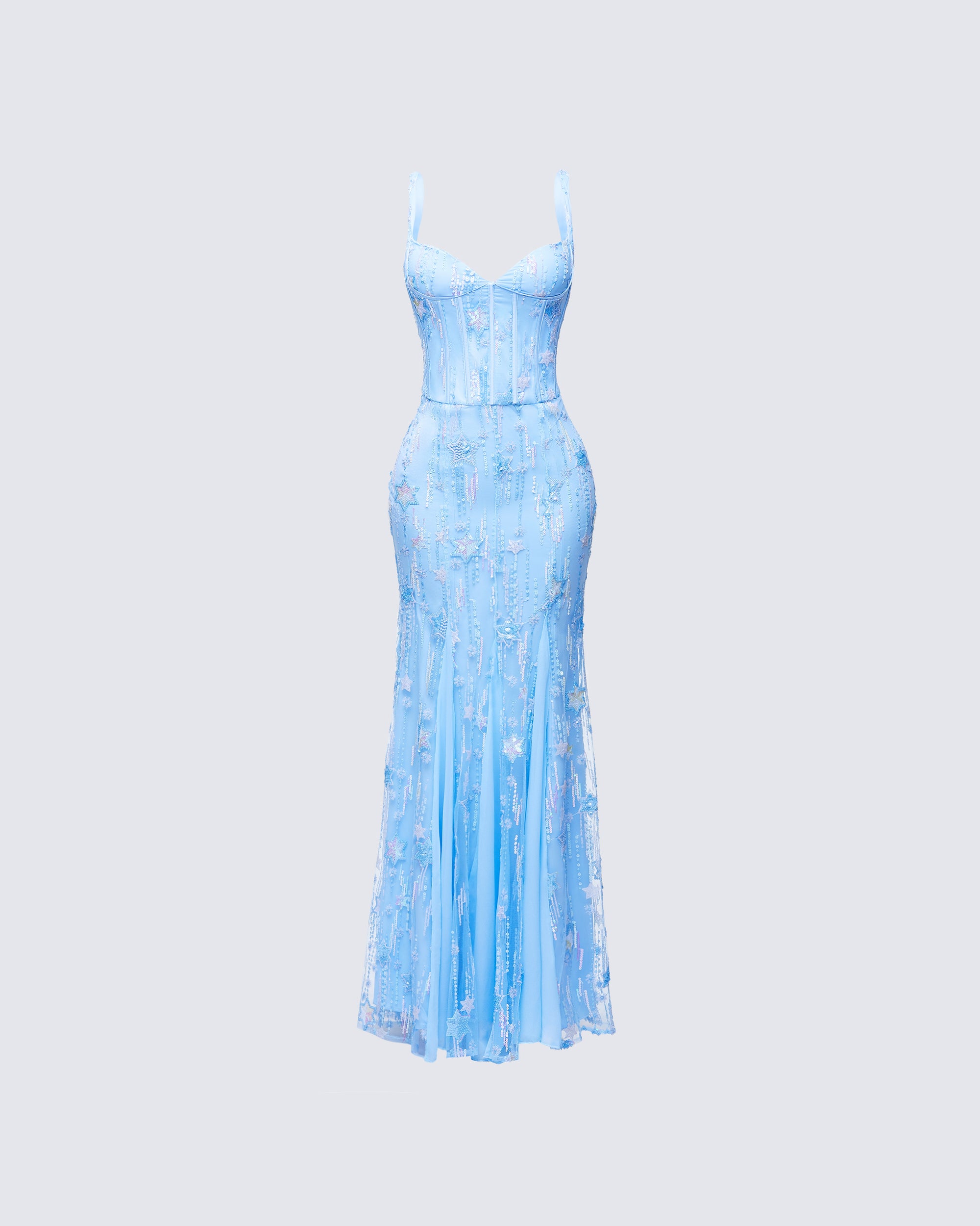 finesse blue dress Blue Satin Mini Dress