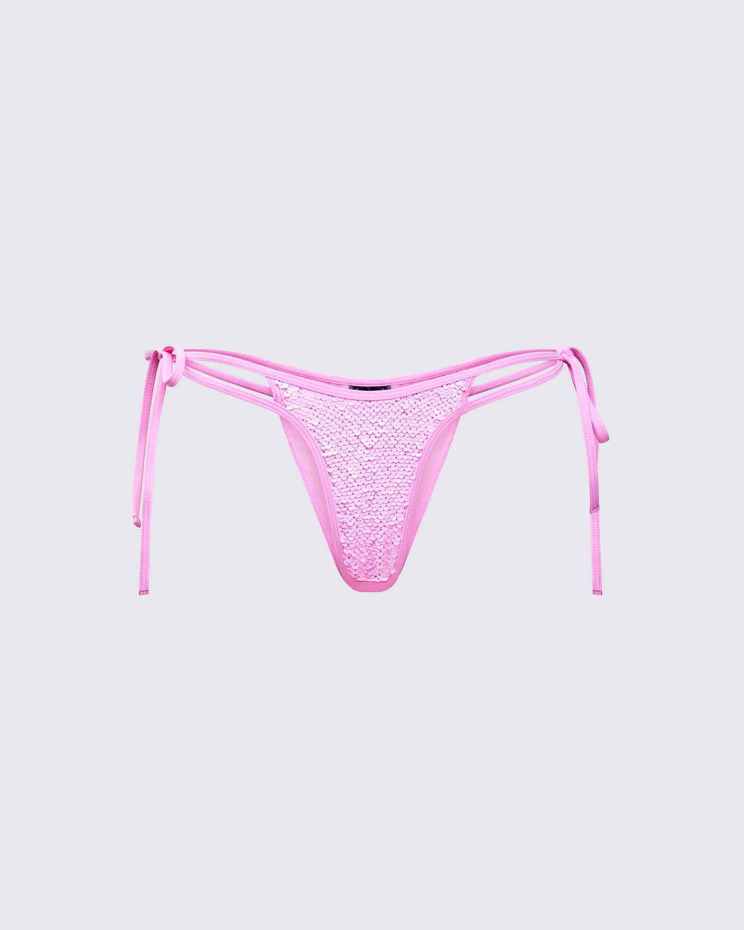 Amal Pink Sequin Bikini Bottom