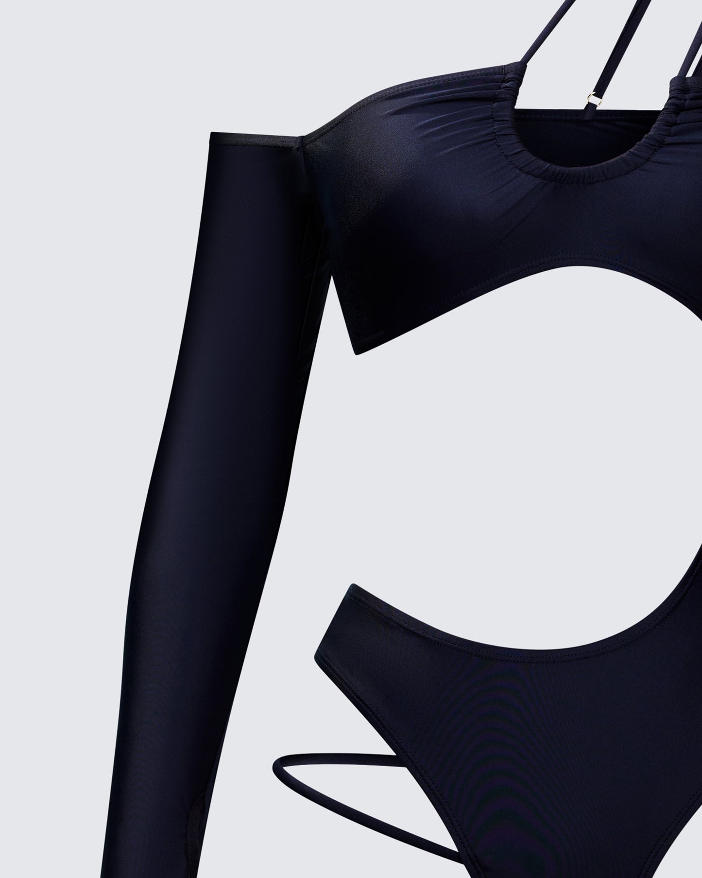 Astra Black Cut Out Swimsuit