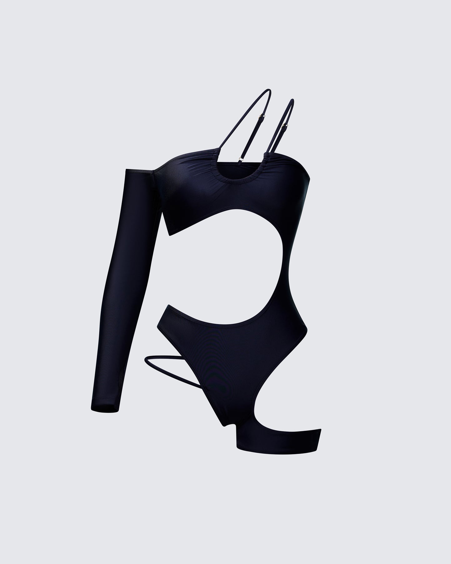 Astra Black Cut Out Swimsuit