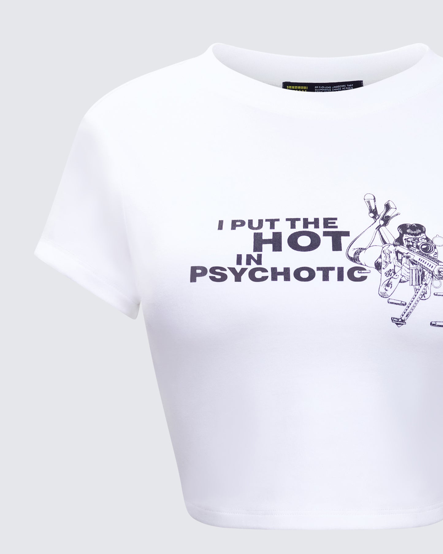 Chaya White Graphic Tee