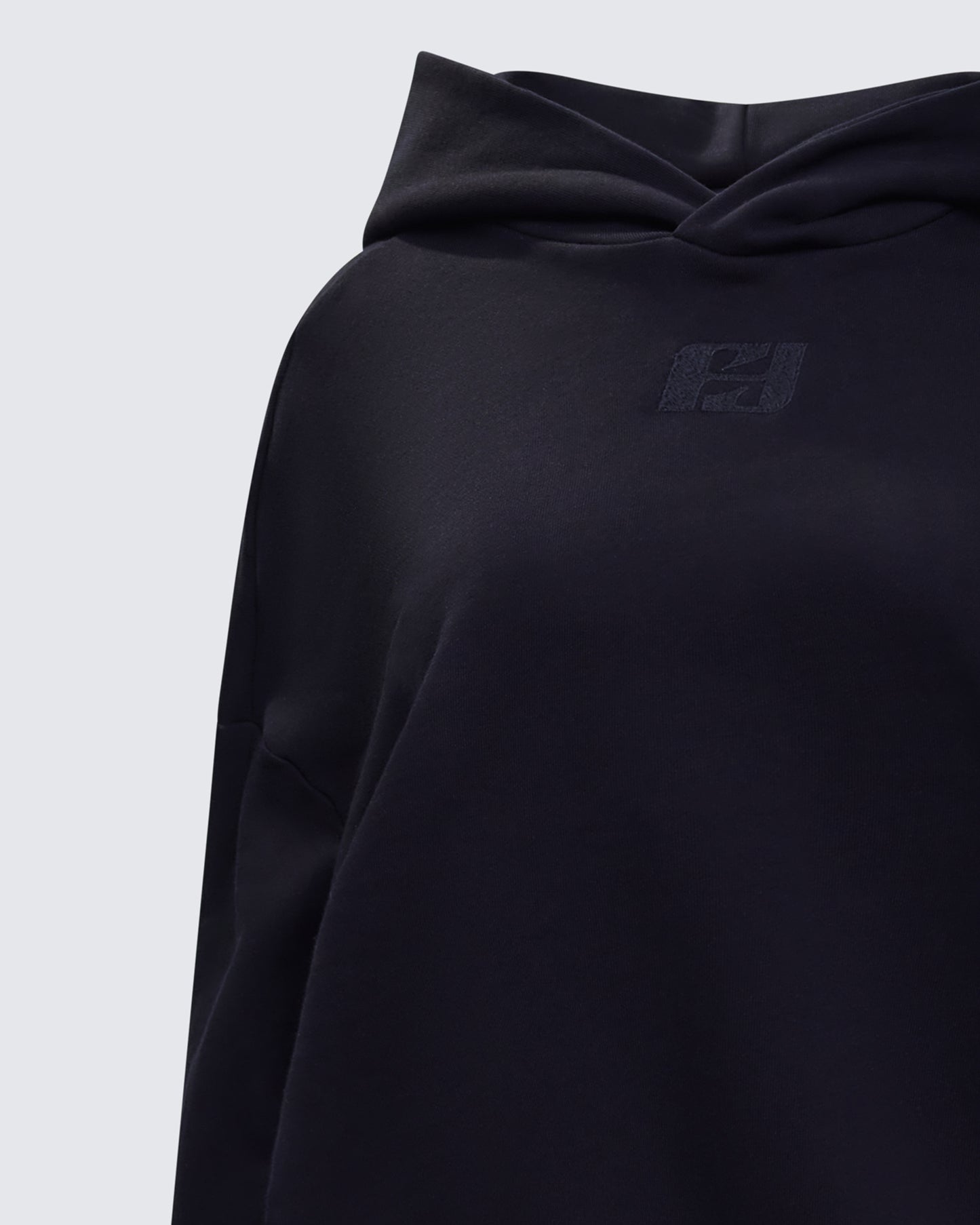 Azariah Black Oversized Hoodie Top