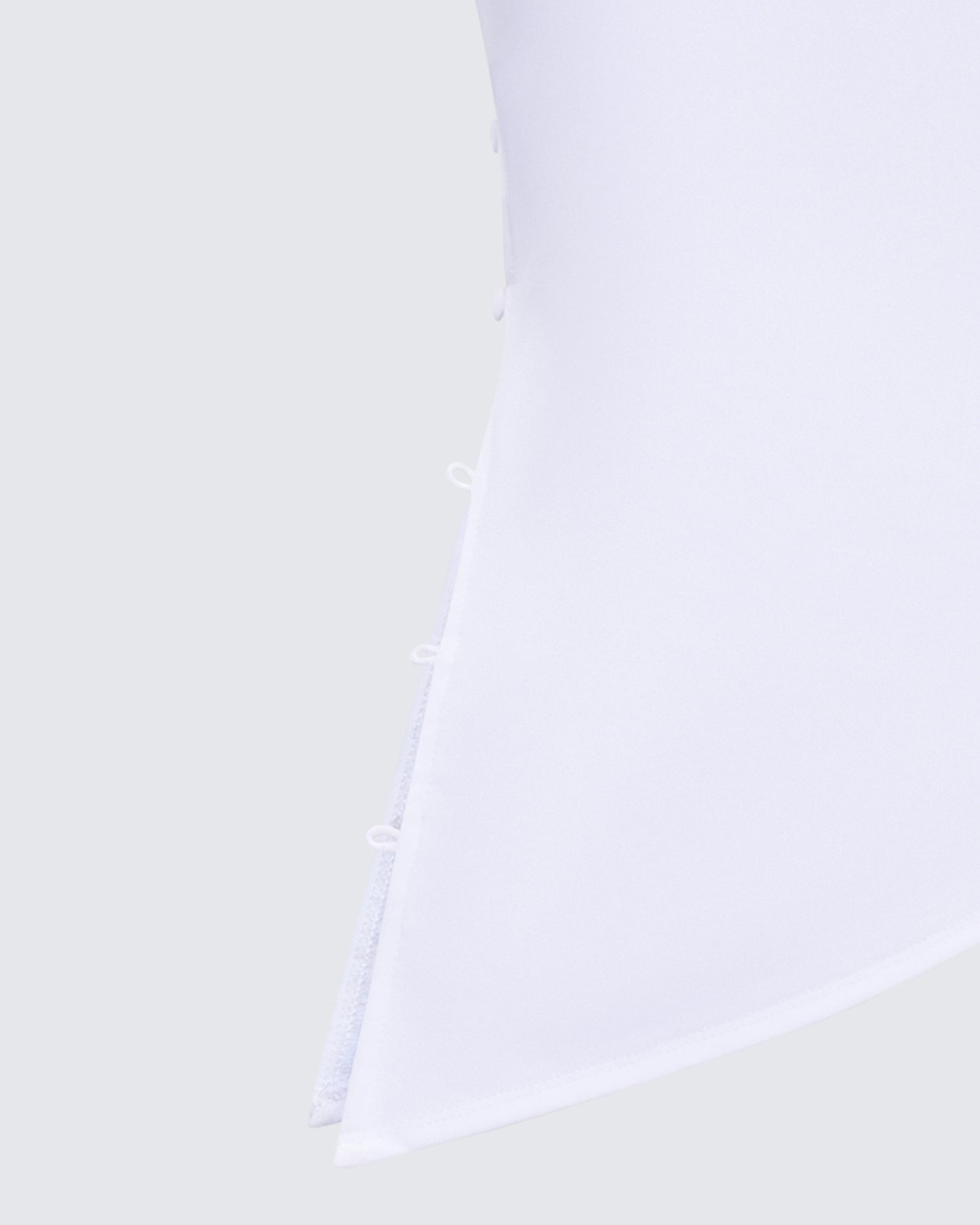 Bessie Ivory Asymmetrical Top