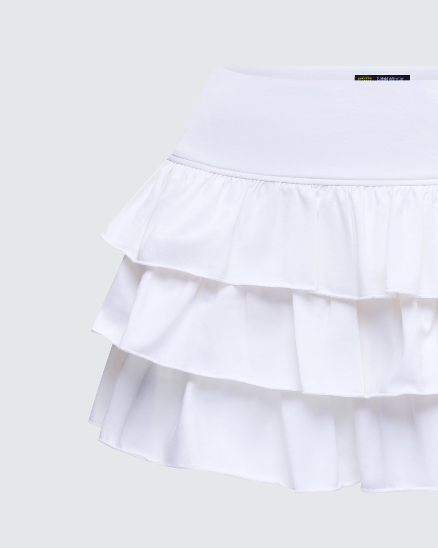 Fable Ivory Ruffle Micro Mini Skirt