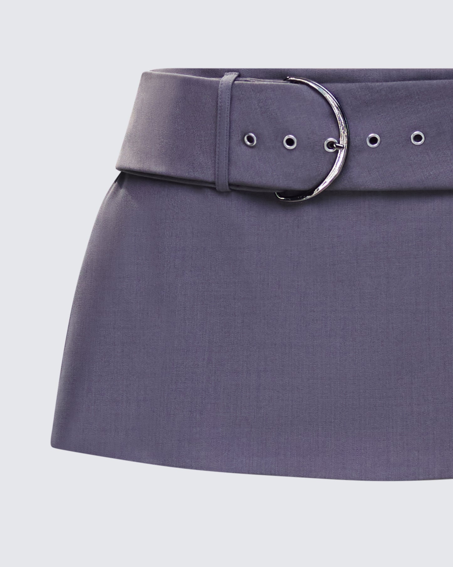 Tami Grey Suiting Micro Mini Skort
