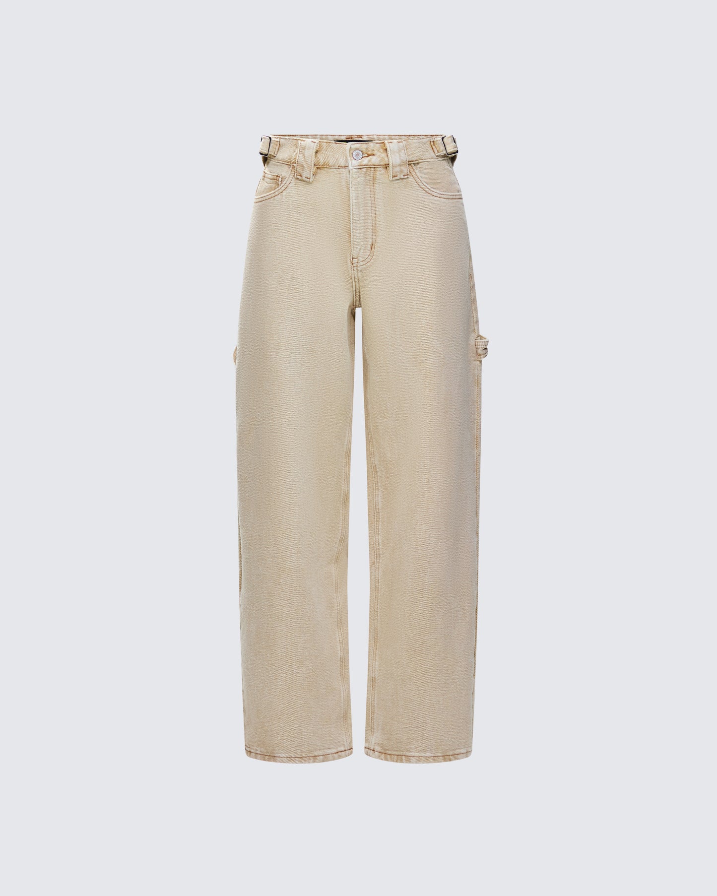 Finola Tan Washed Twill Handy Pant