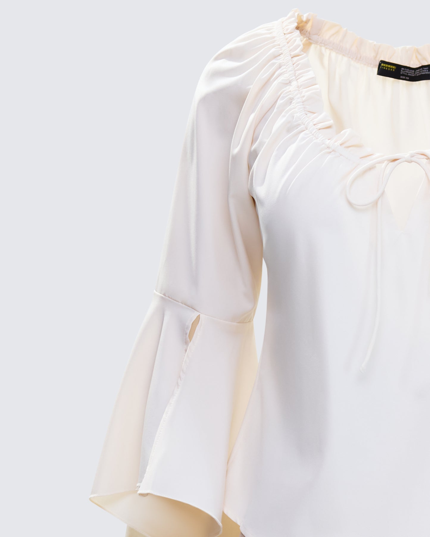 Moira Ivory Trumpet Sleeve Top