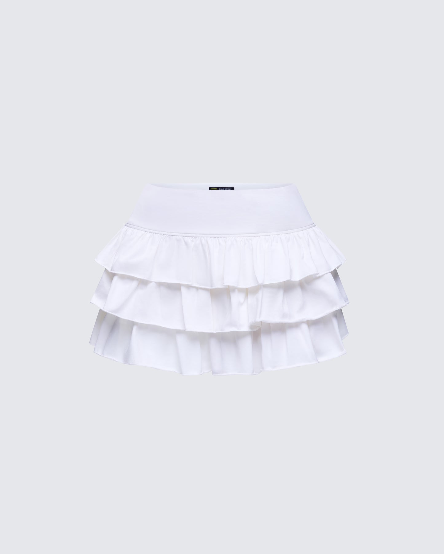 Fable Ivory Ruffle Micro Mini Skirt