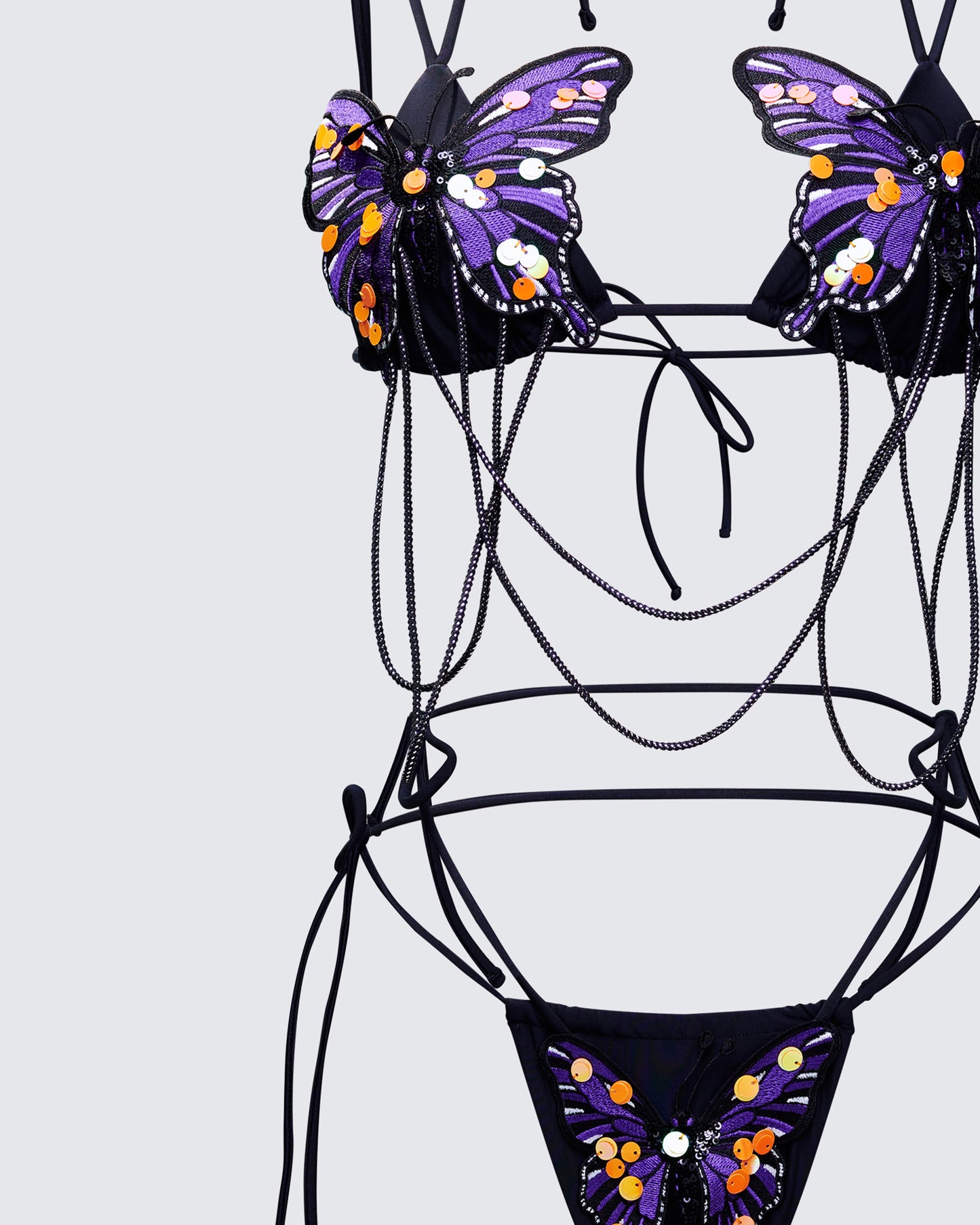 Saffy Butterfly Applique Bikini