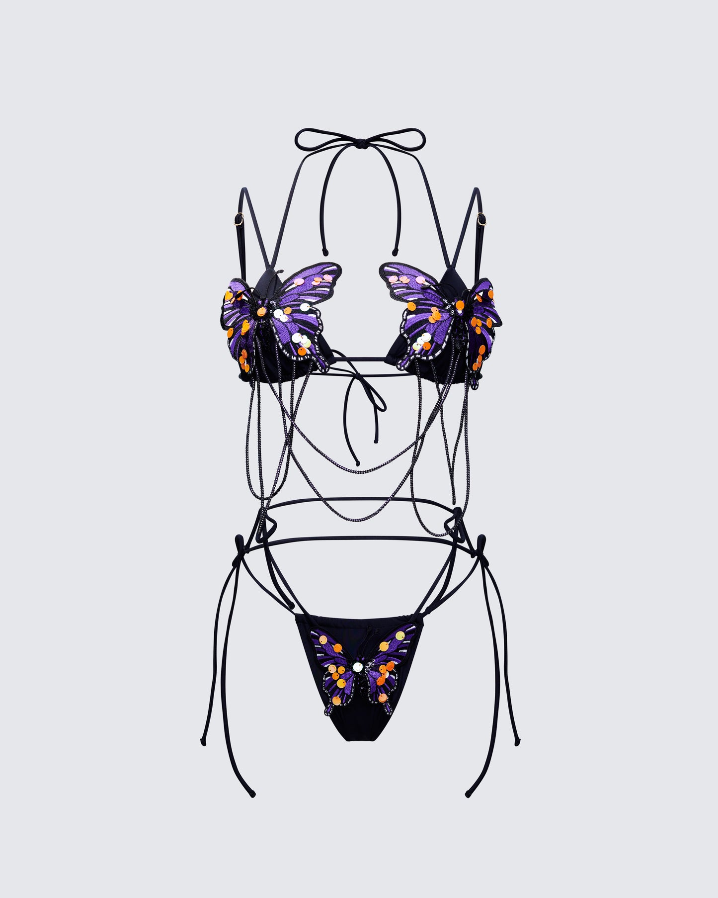 Saffy Butterfly Applique Bikini