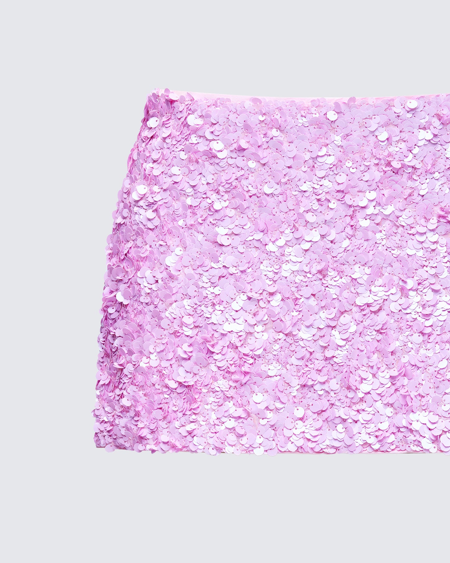 Twila Pink Shell Sequin Mini Skirt