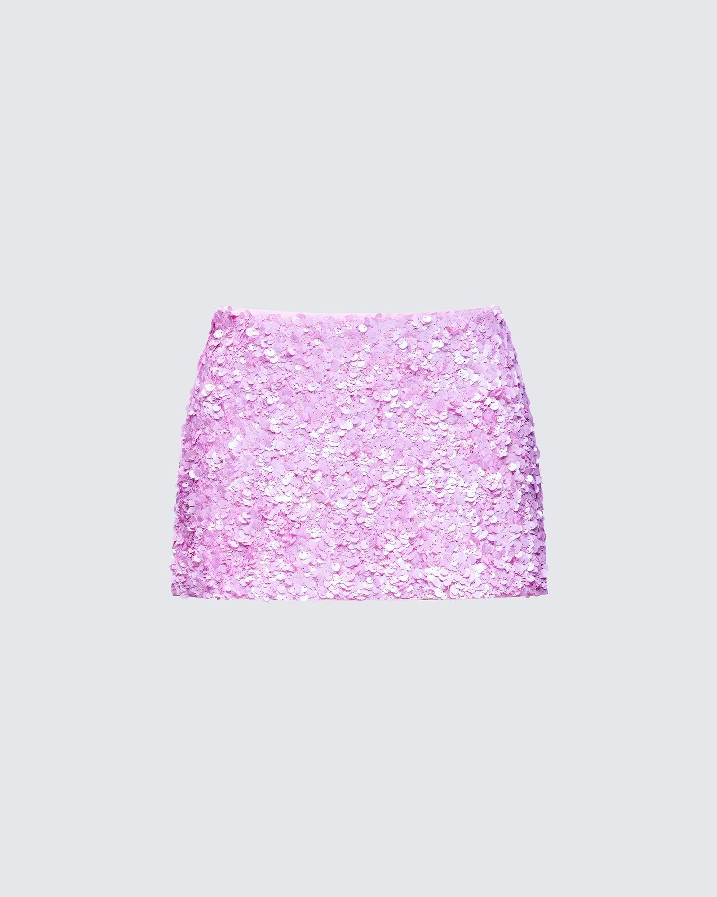 Twila Pink Shell Sequin Mini Skirt