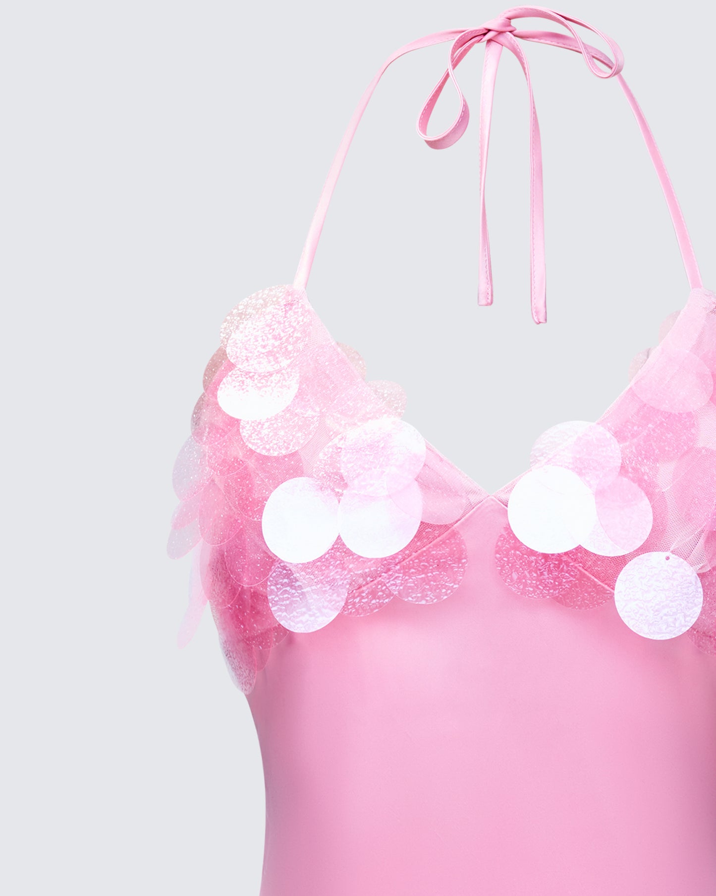 Pearle Pink Disc Sequin Cami Top