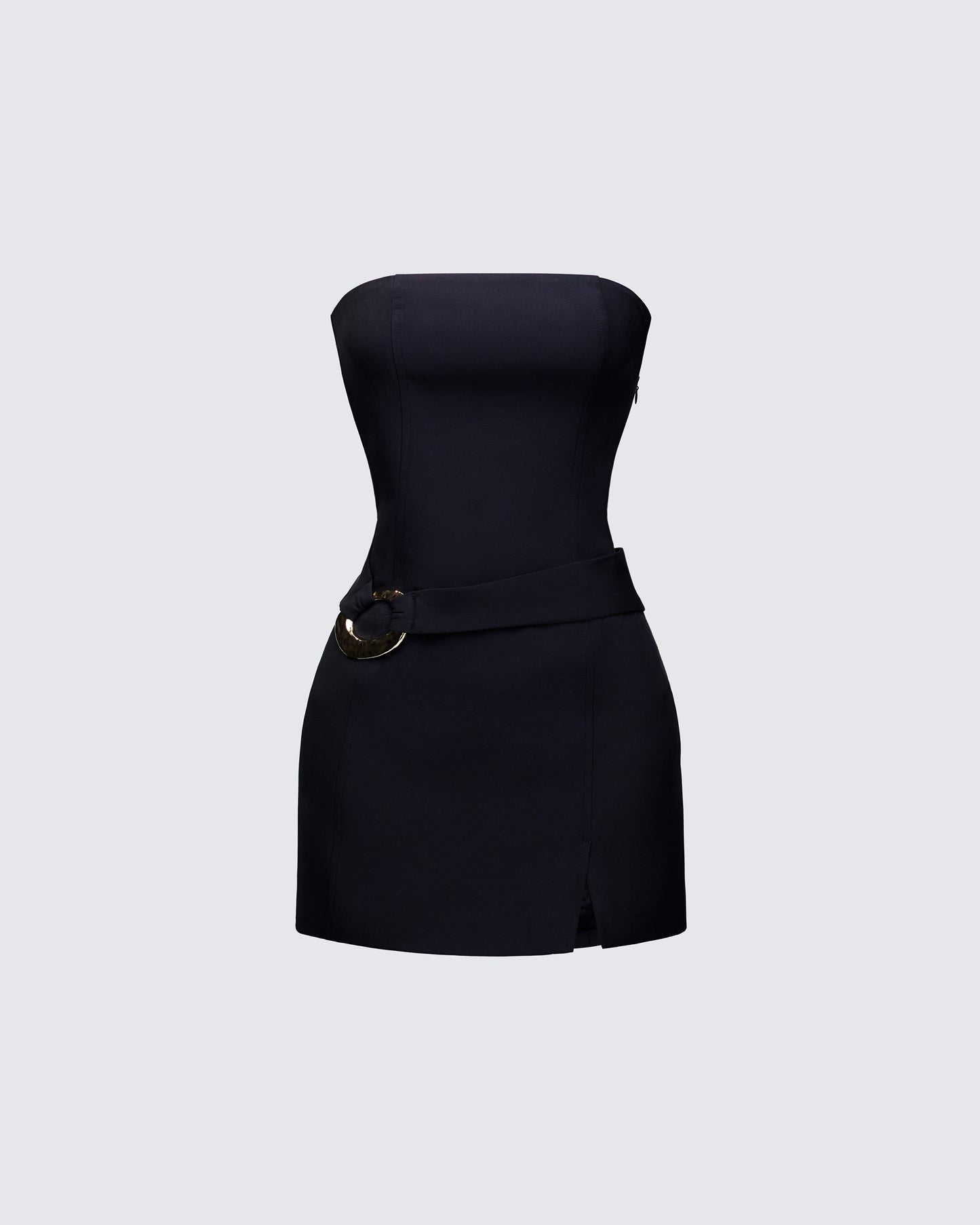 Pamela Black Belted Dress