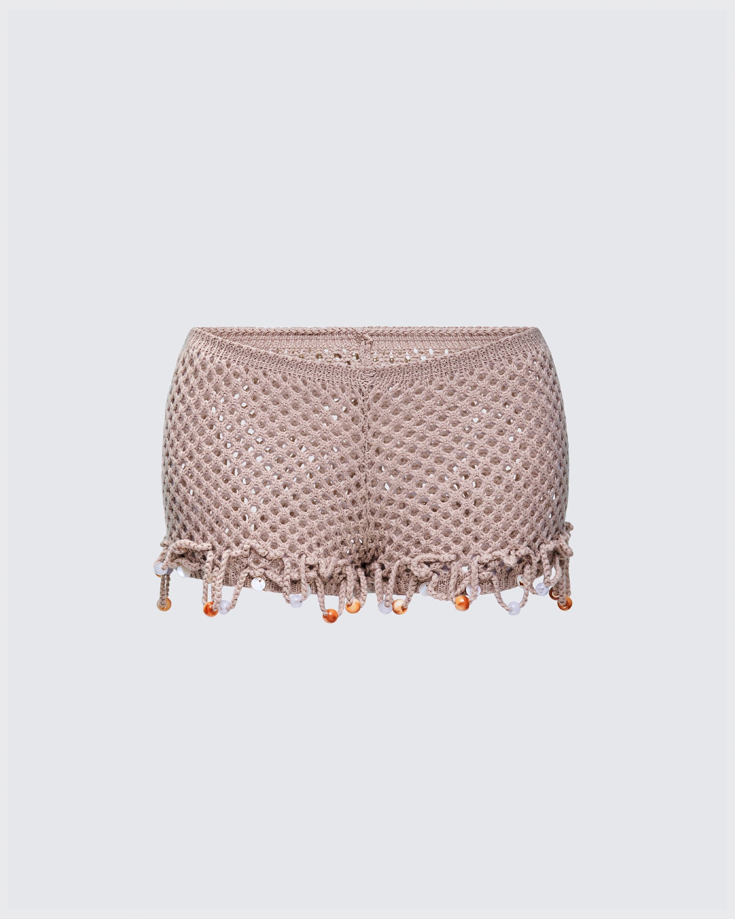 Rosia Stone Crochet Sequin Micro Shorts