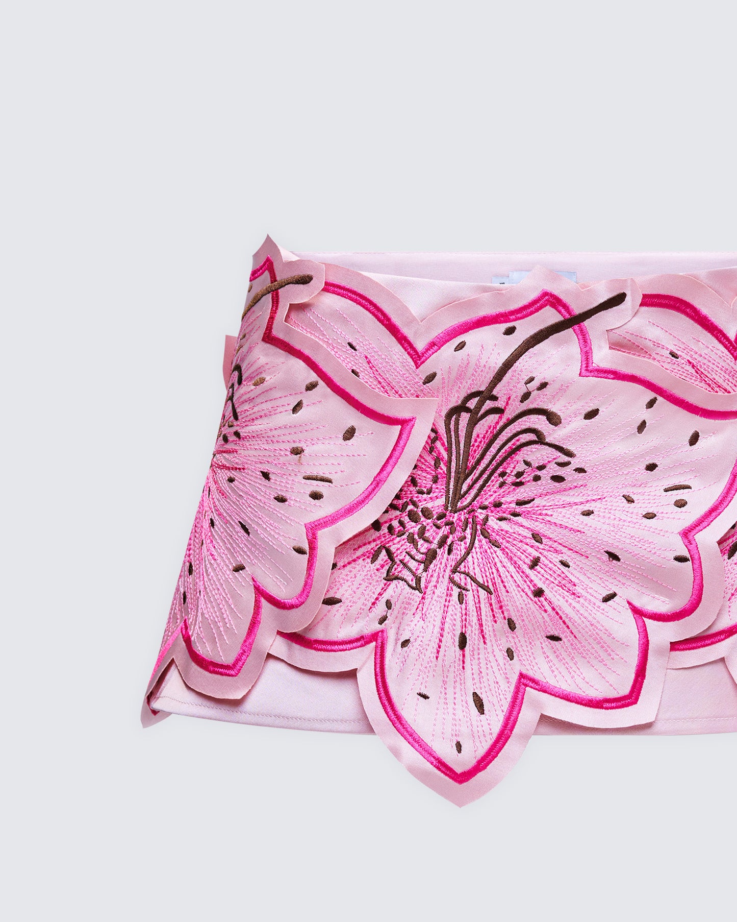 Ylva Pink Applique Mini Skirt
