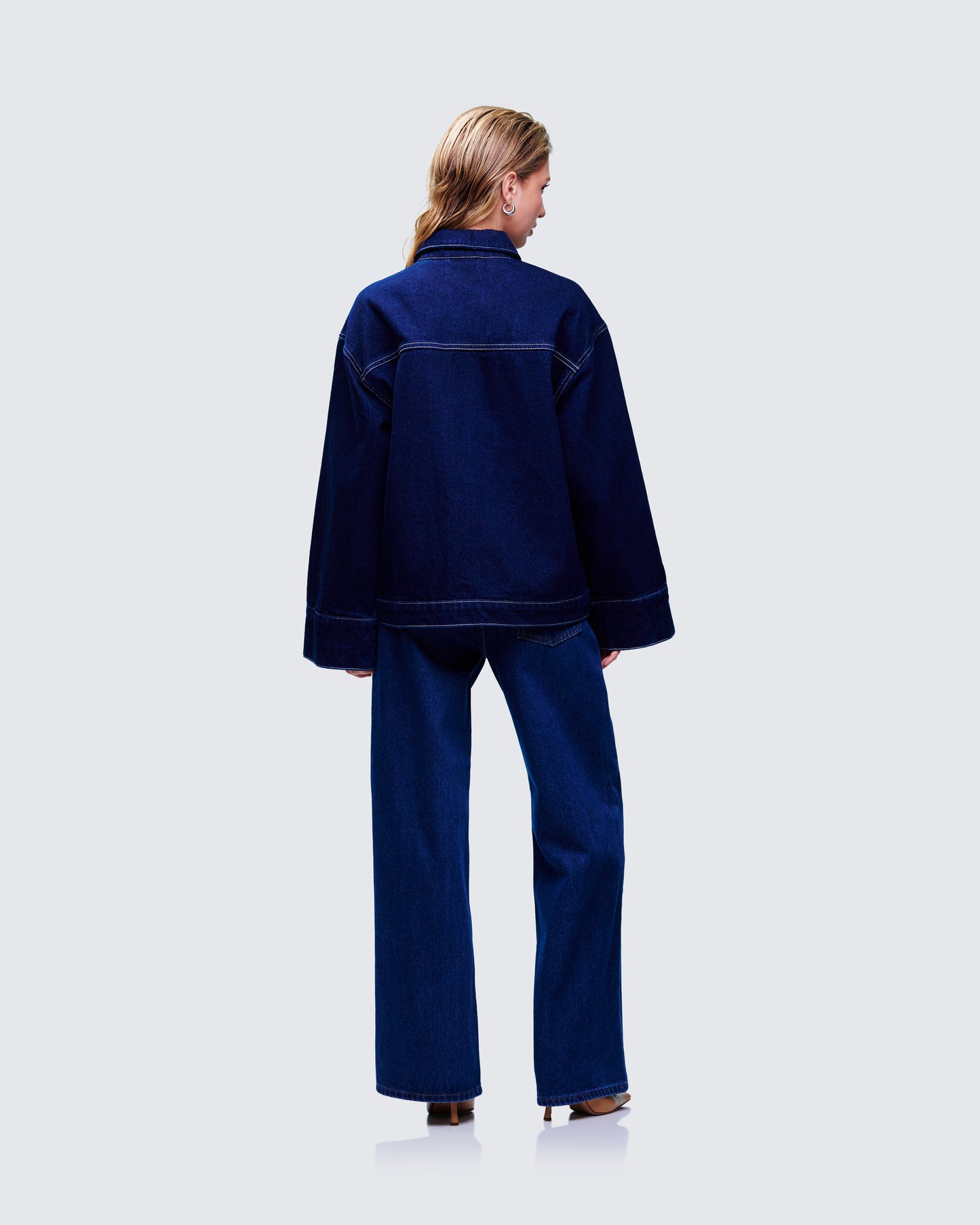 Women's cotton matching set alternate angle β FINESSE