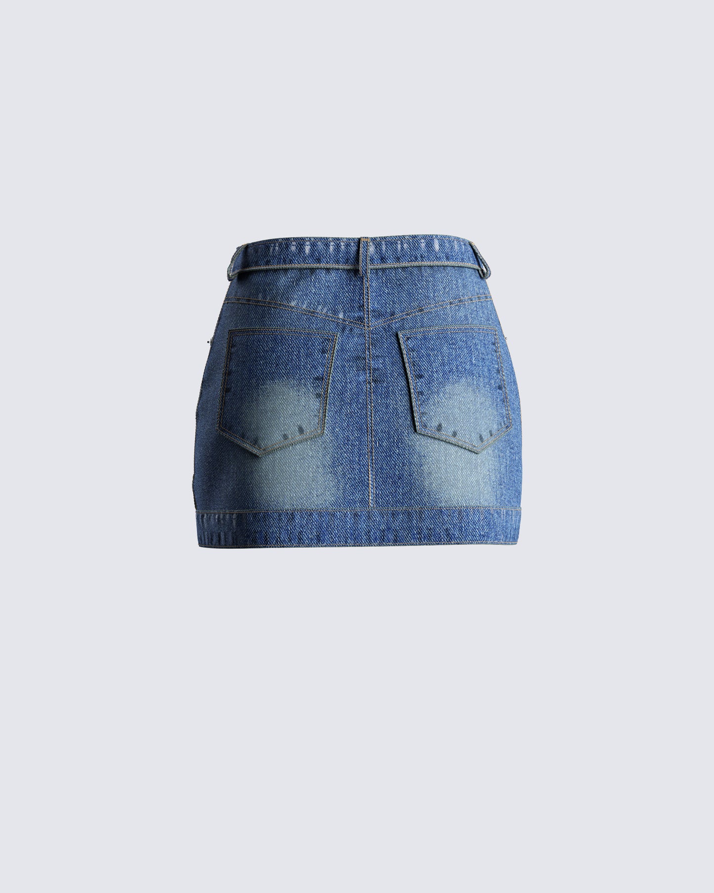 Georgina Blue Denim Mini Skirt