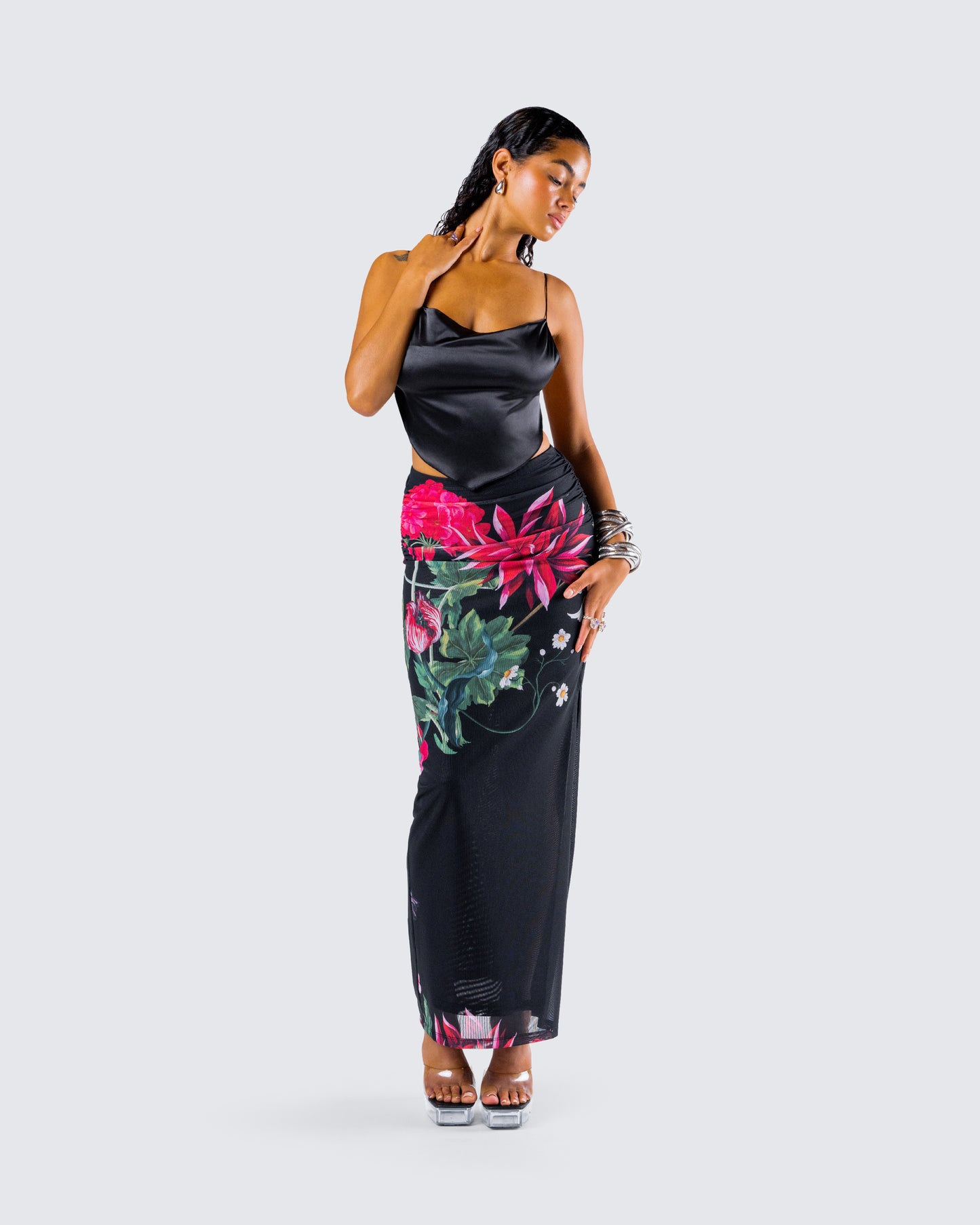 Women's cotton top alternate angle – FINESSE