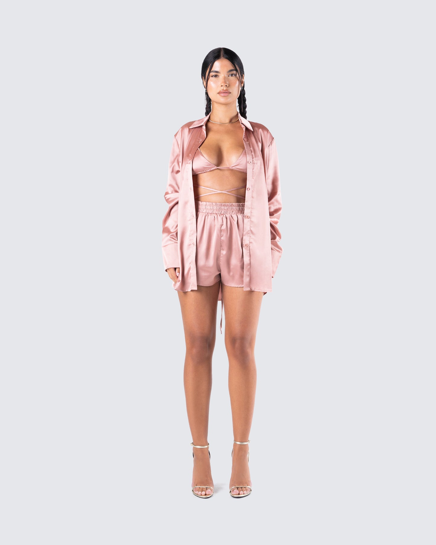 Gracie Satin Set