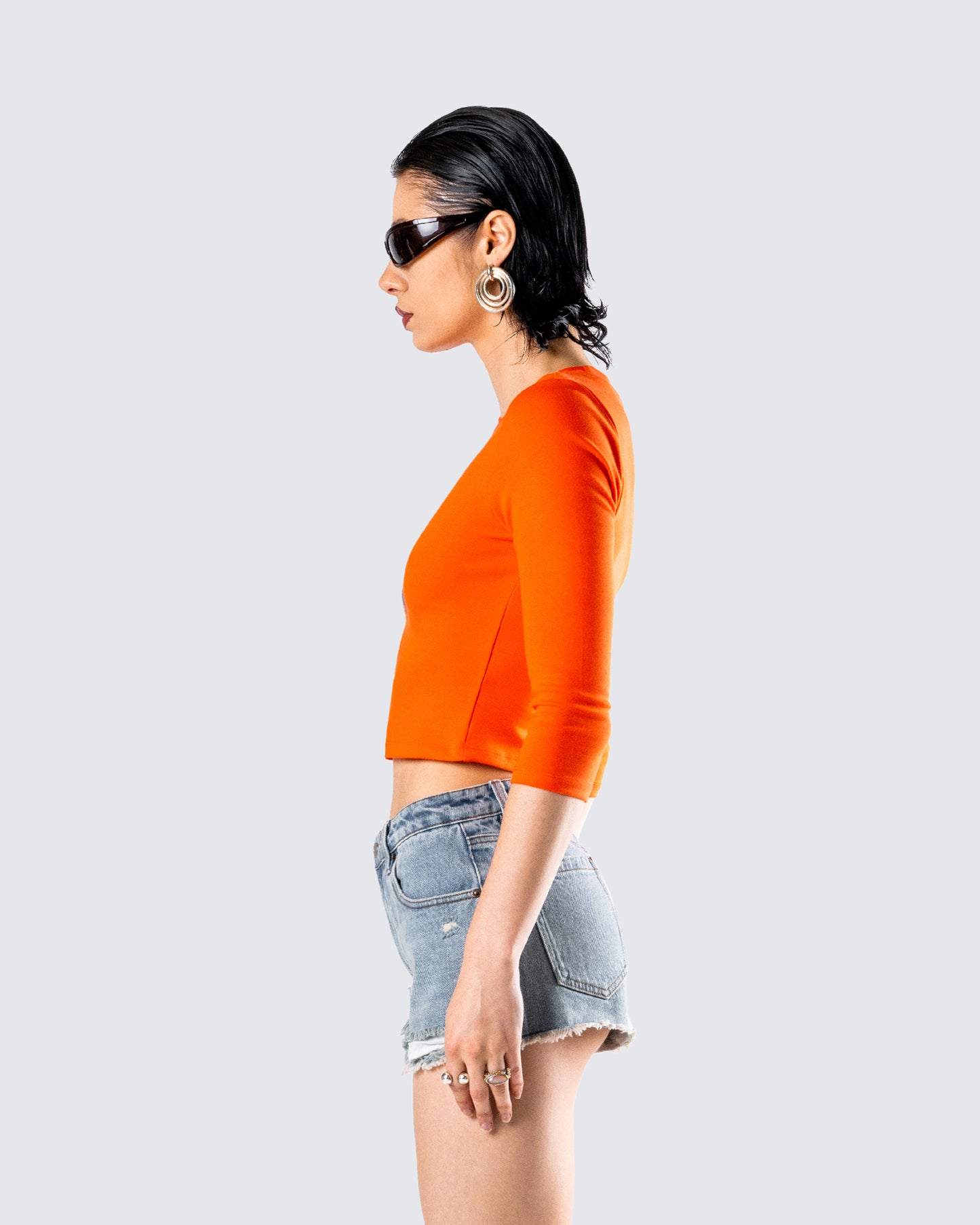 Hadleigh Orange Graphic Tee