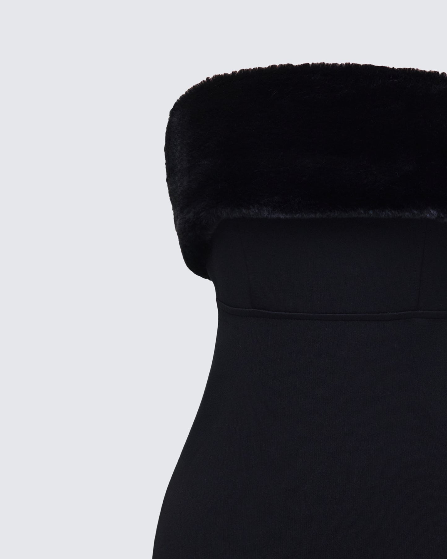 Women's cotton mini dress alternate angle – FINESSE