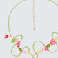 Floral choker front view – FINESSE