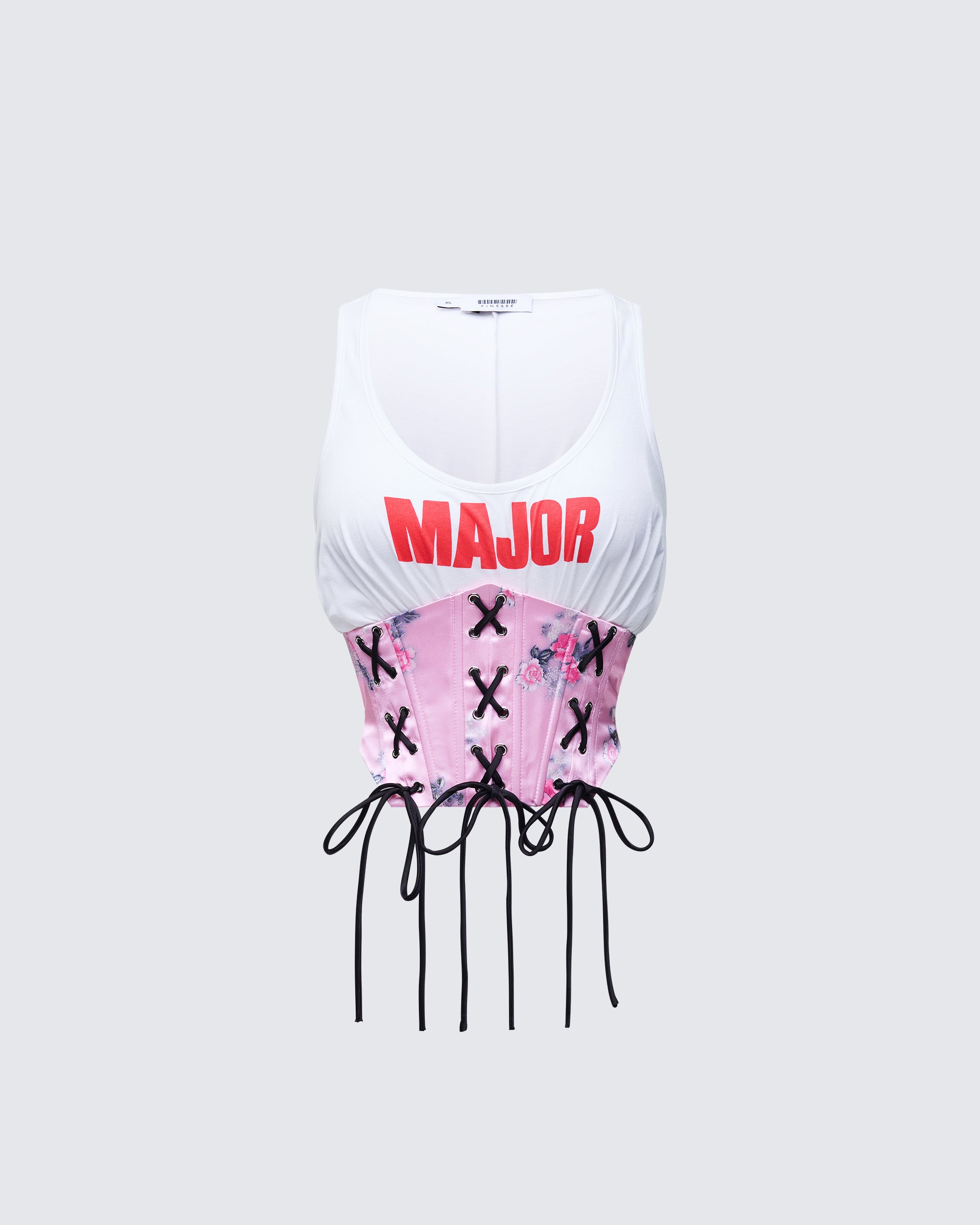 【amateras】Dreamy Corset Tanktop M Dreamy Corset Tanktop / 墨(black) – AMATERASJAPAN
